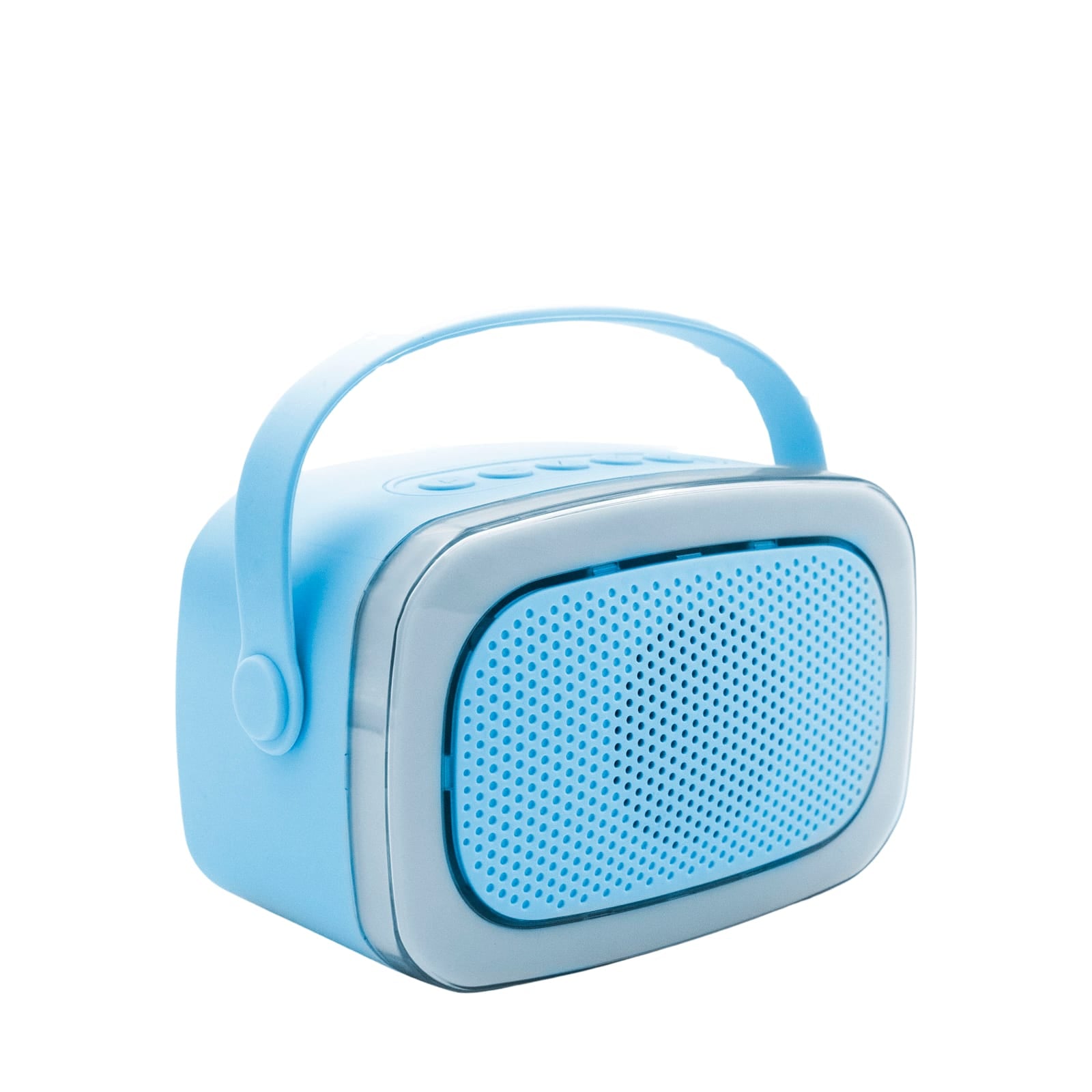 Light Up Karaoke Machine and 2 Microphones - Blue