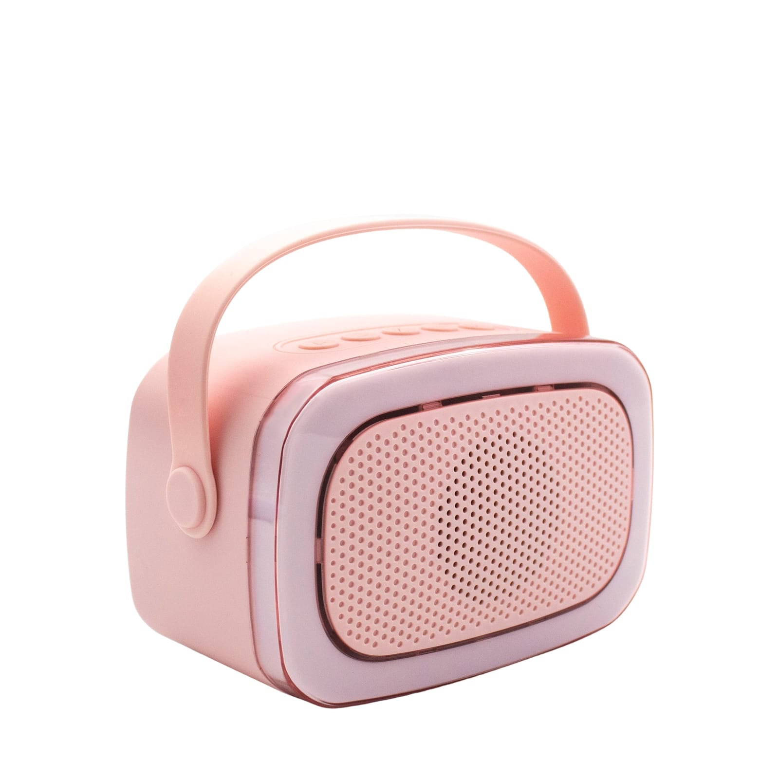 Light Up Karaoke Machine and 2 Microphones - Rose