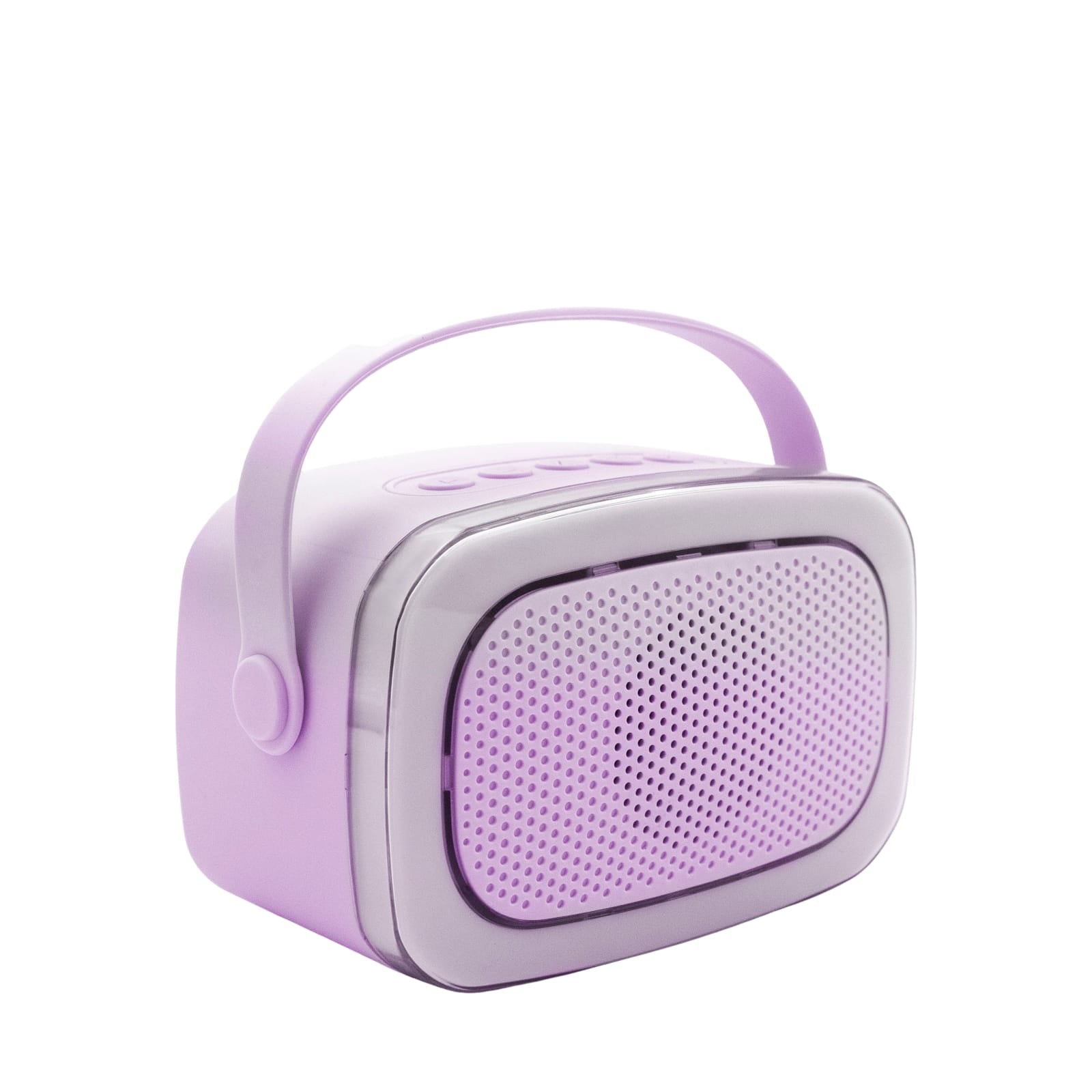 Light Up Karaoke Machine and 2 Microphones - Purple