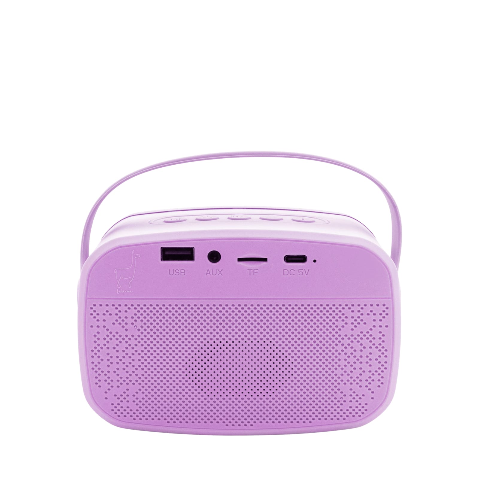 Light Up Karaoke Machine and 2 Microphones - Purple