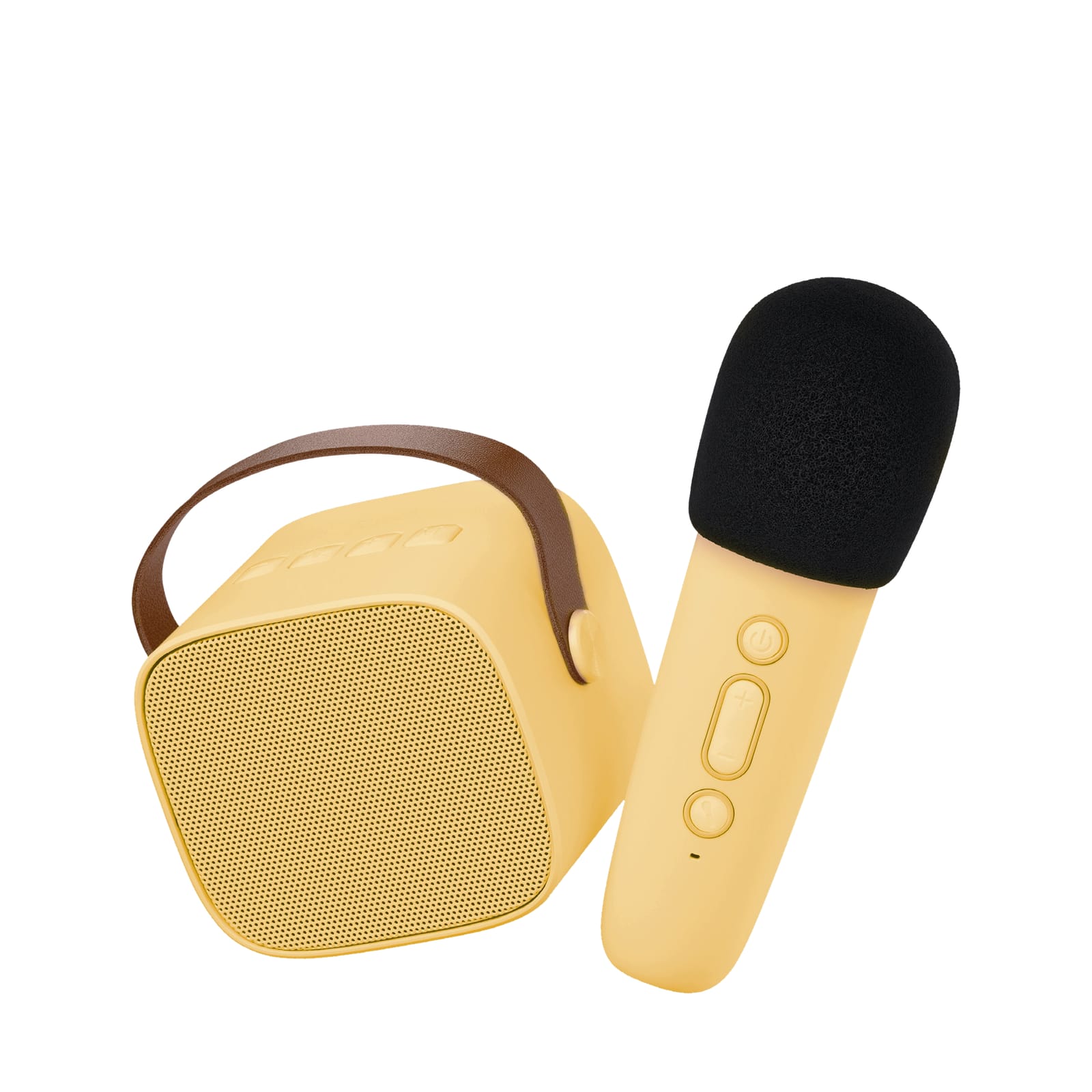 Karaoke Machine with Wireless Microphone - Yellow