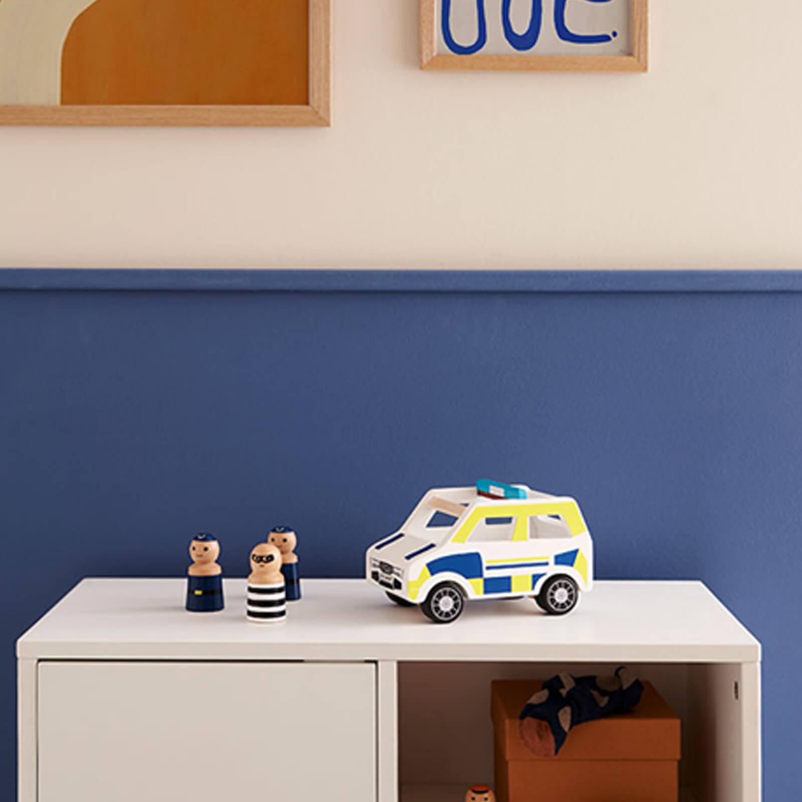 Wooden Police Car