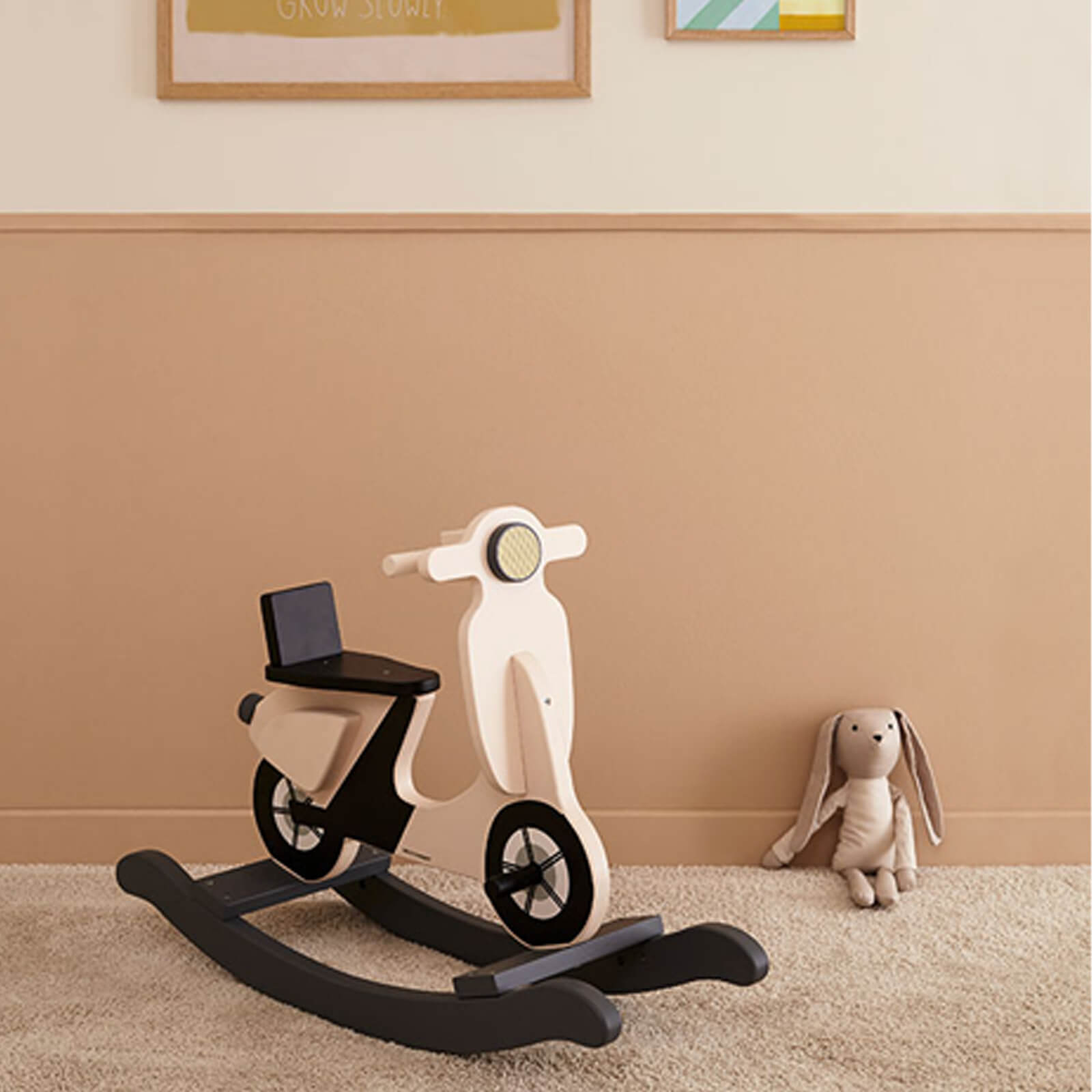 Rocking Scooter - Light Beige
