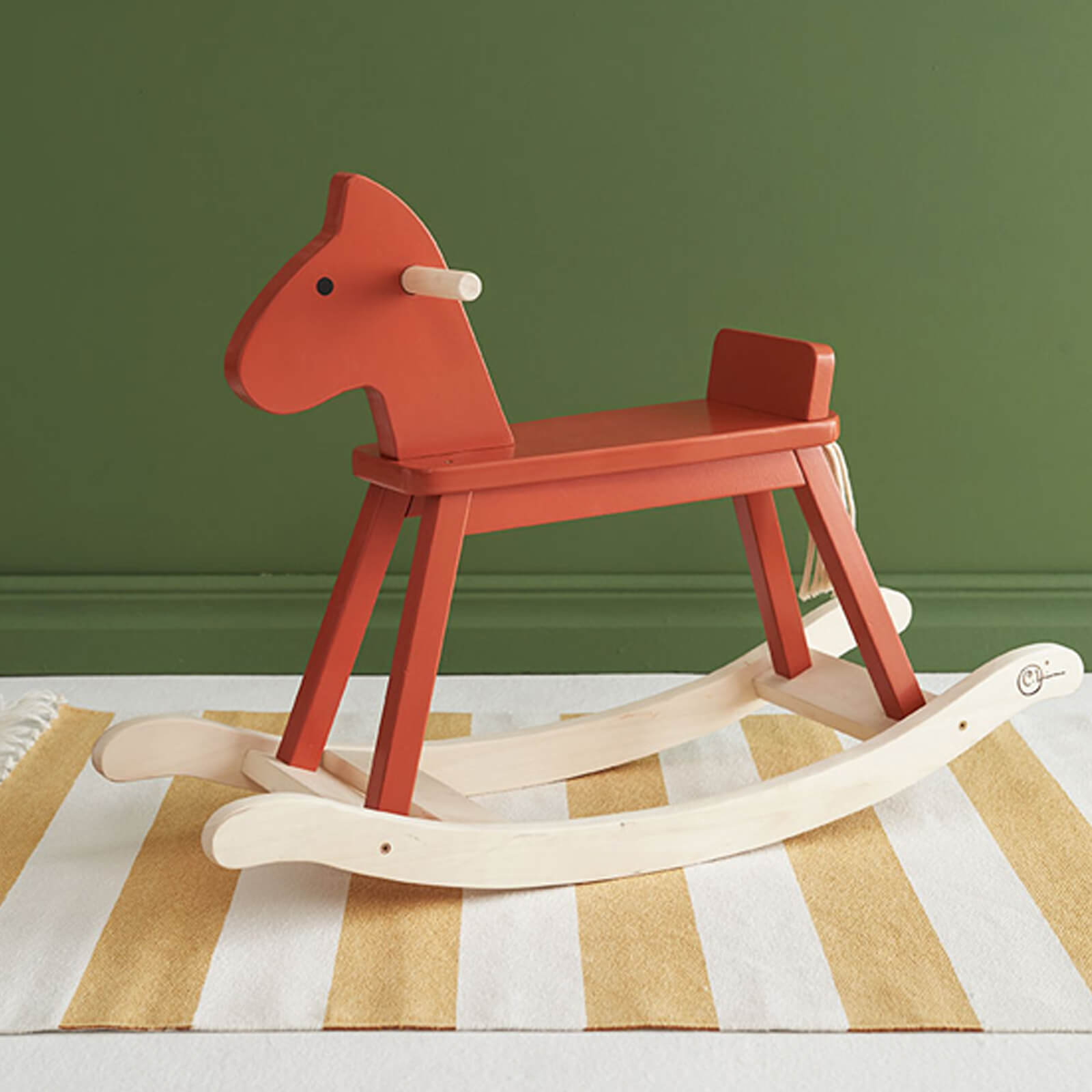 Rocking Horse Orange Red