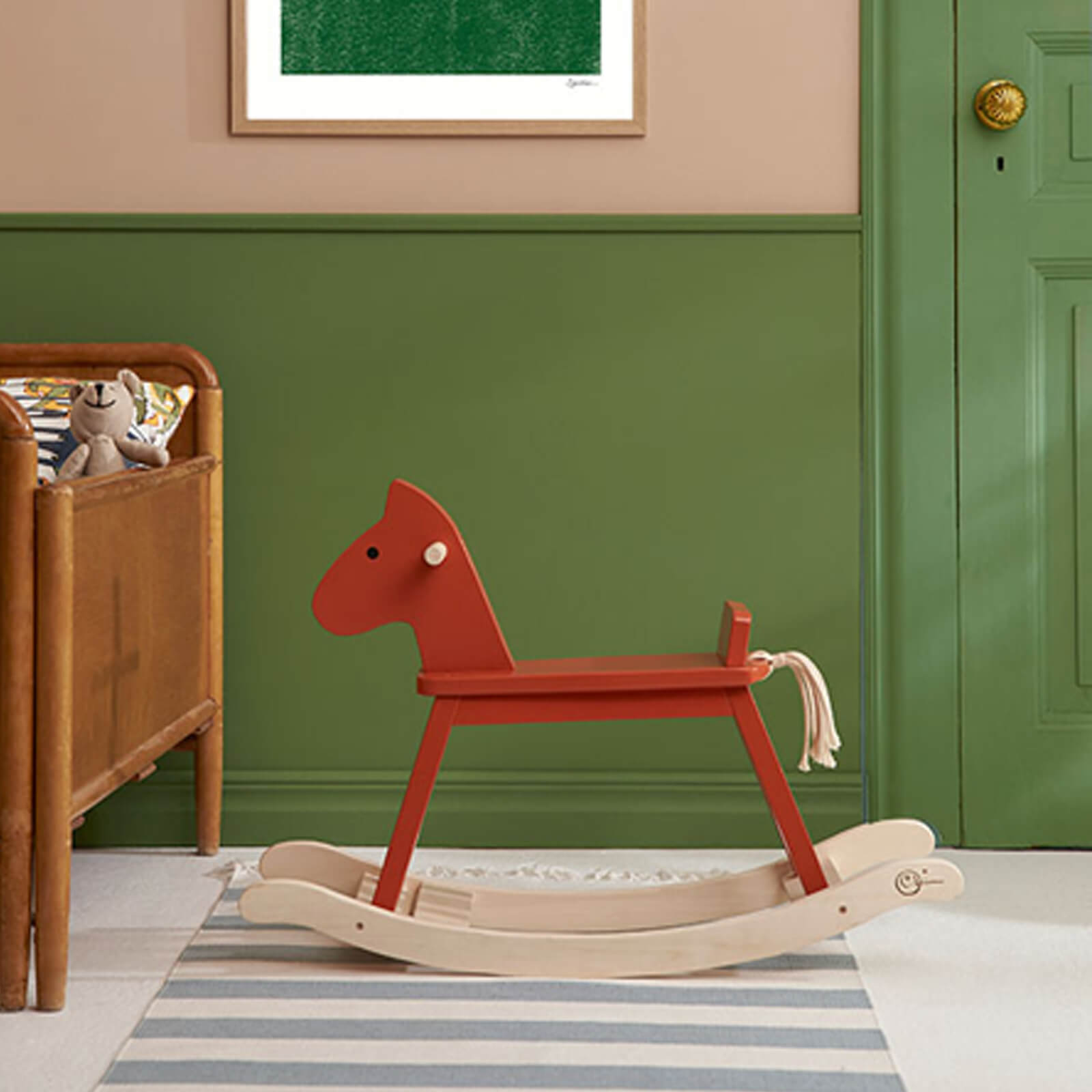 Rocking Horse Orange Red