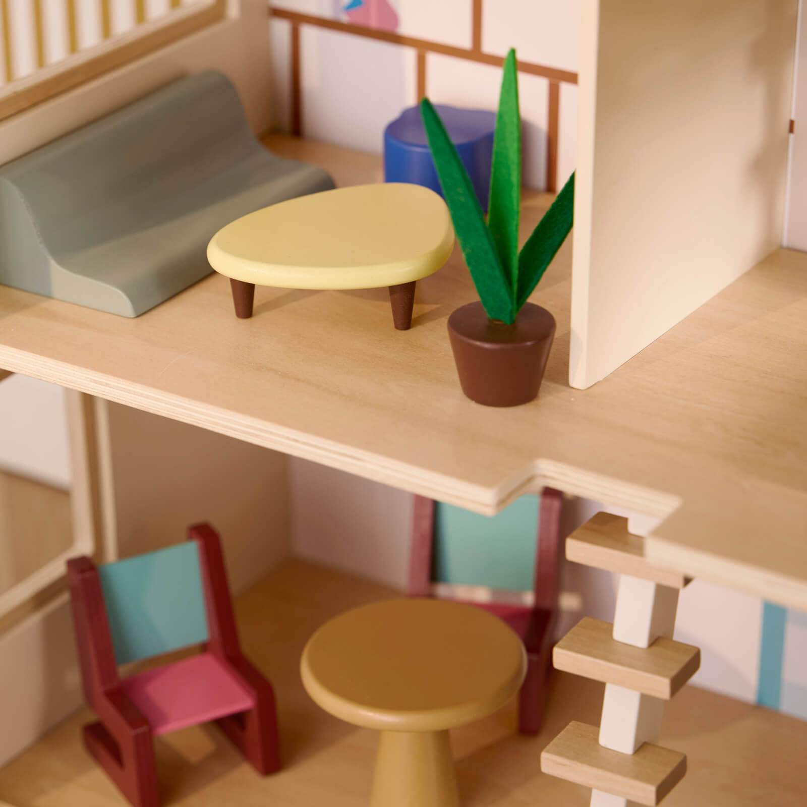 Doll House with Furniture