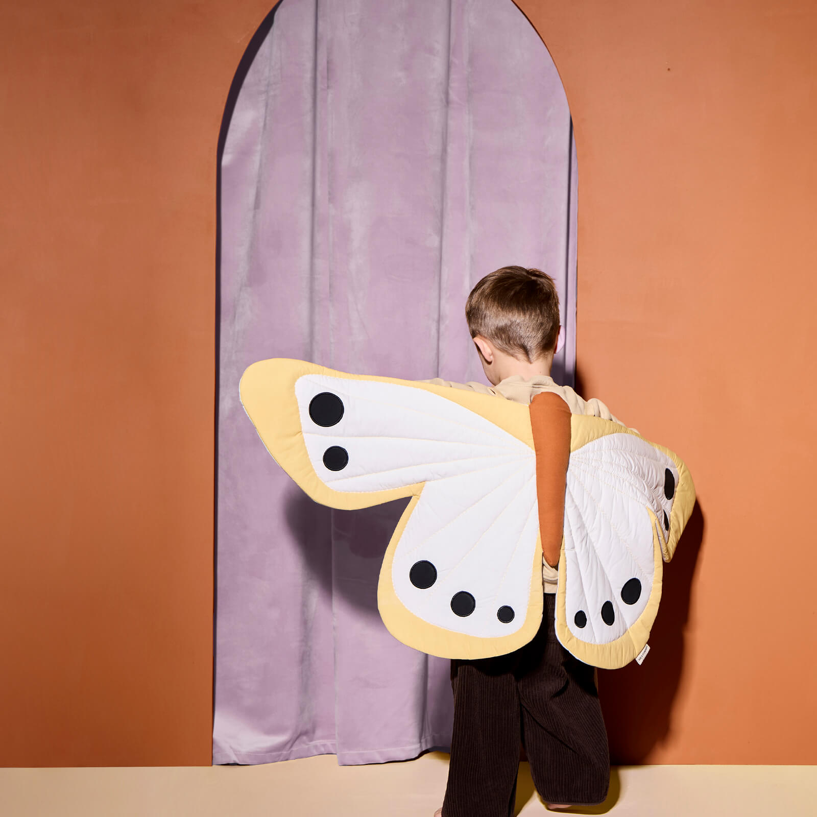 Butterfly Maxi Yellow Dress-Up