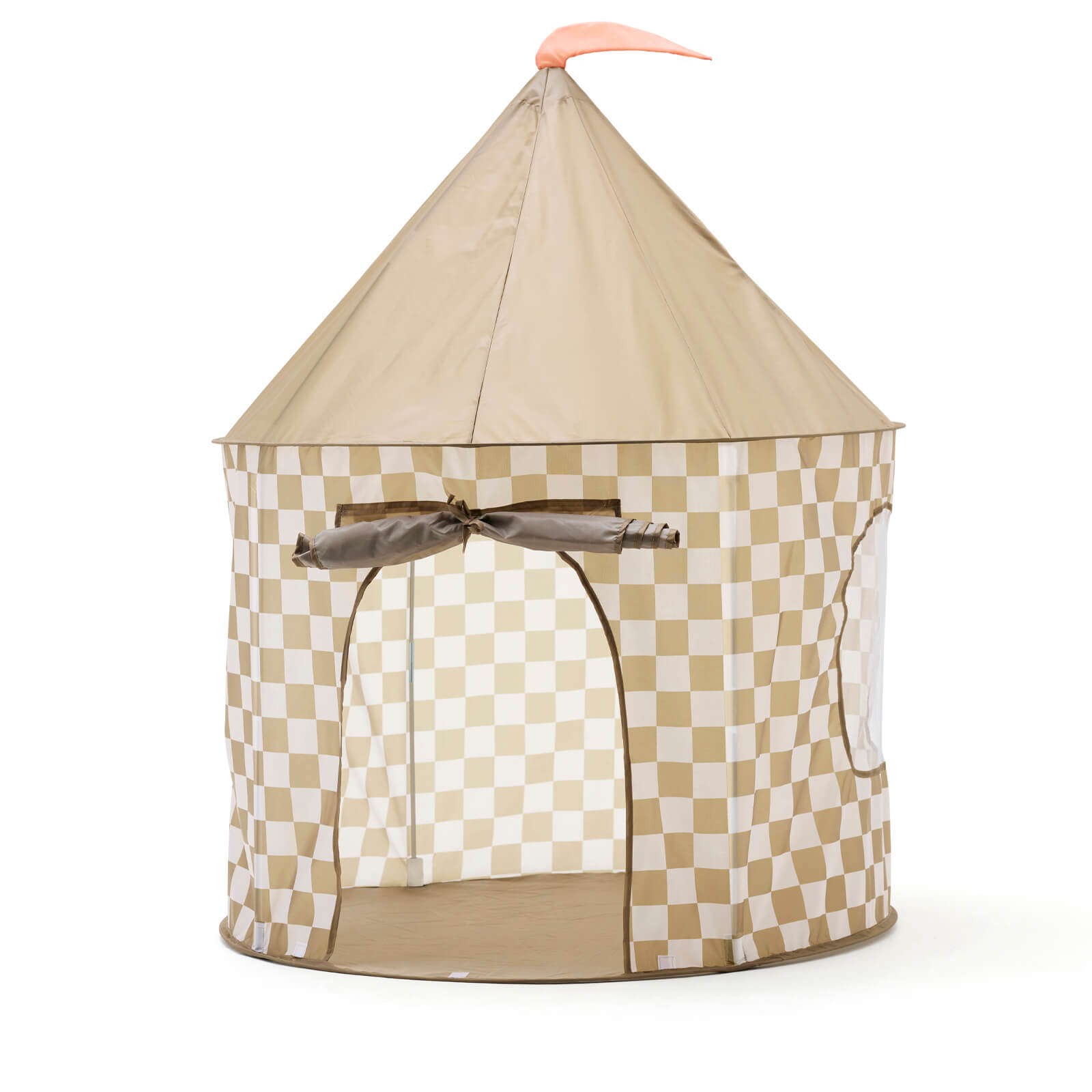 Play Tent Check Khaki