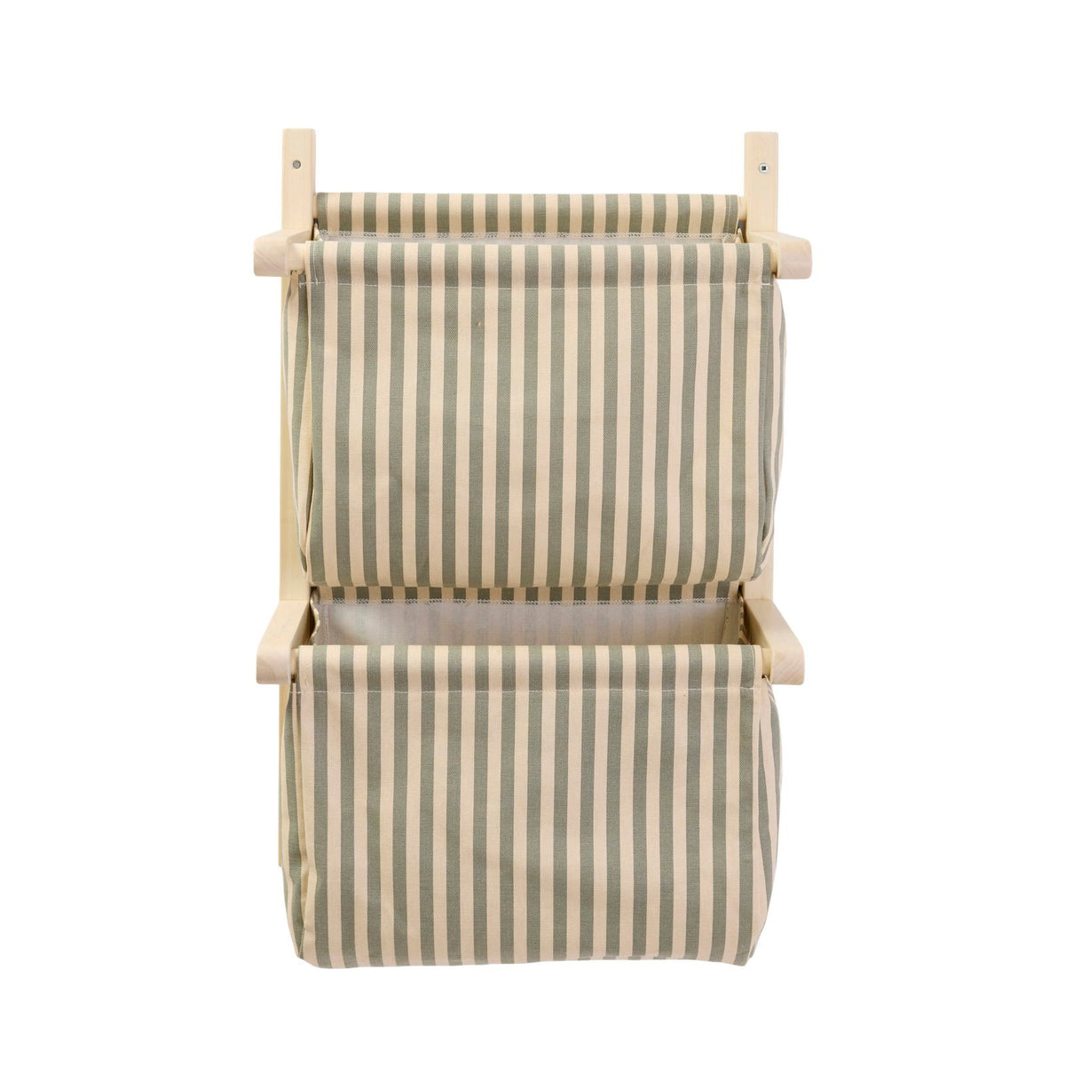 Wall Storage - Textile Stripe Green