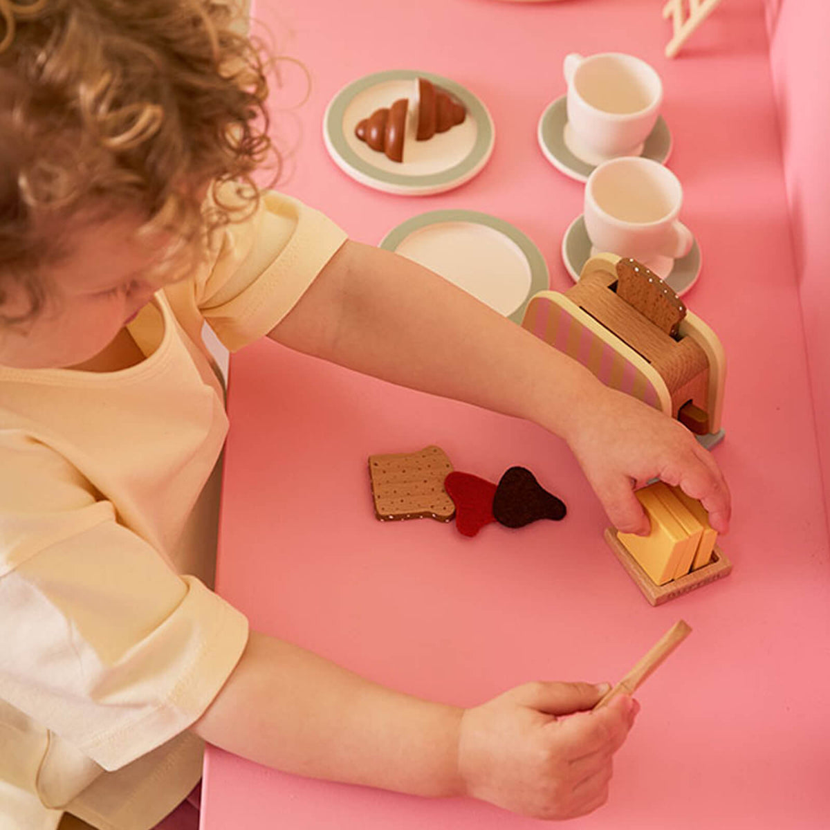 Wooden Breakfast Play Set