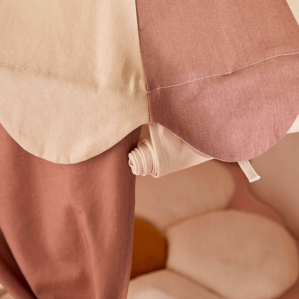 Pavilion Tent - Stripe Dusty Brown