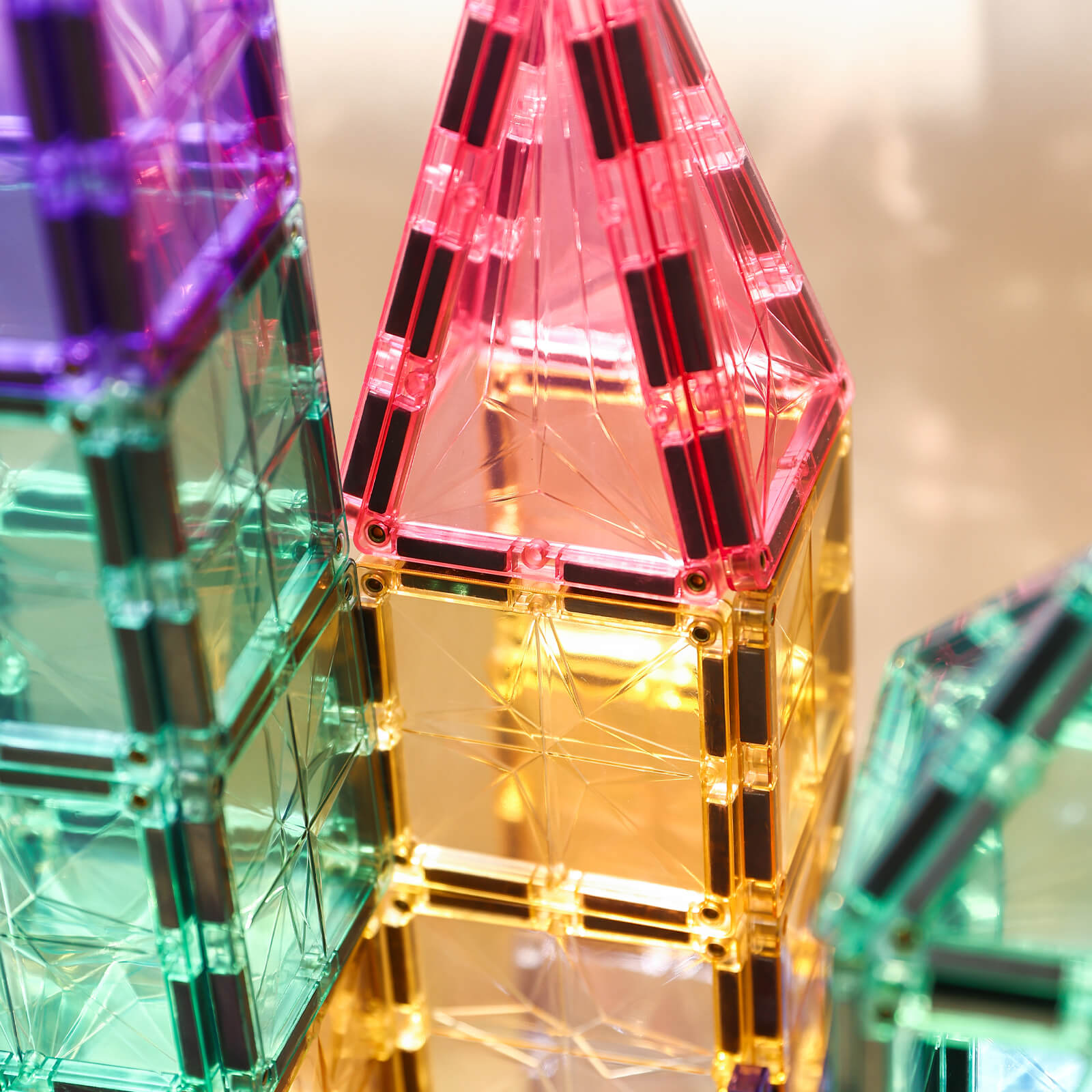 Magnetic Tiles - Classic Colours 100 Pieces
