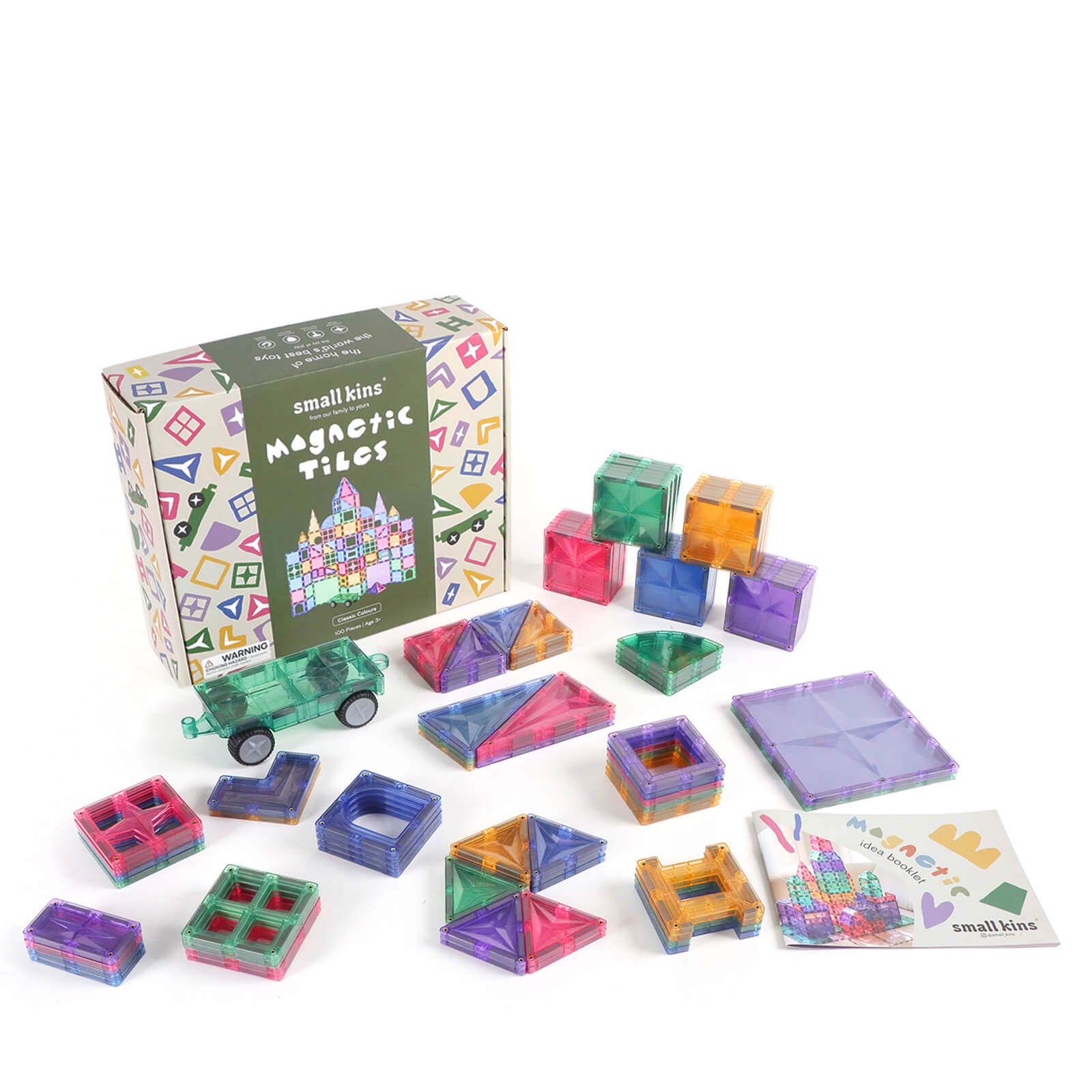 Magnetic Tiles - Classic Colours 100 Pieces
