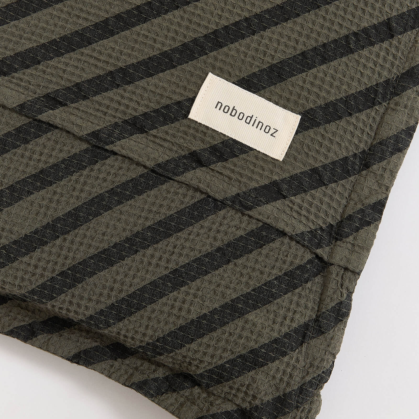Floor Mattress Waffle - Stripes Vetiver