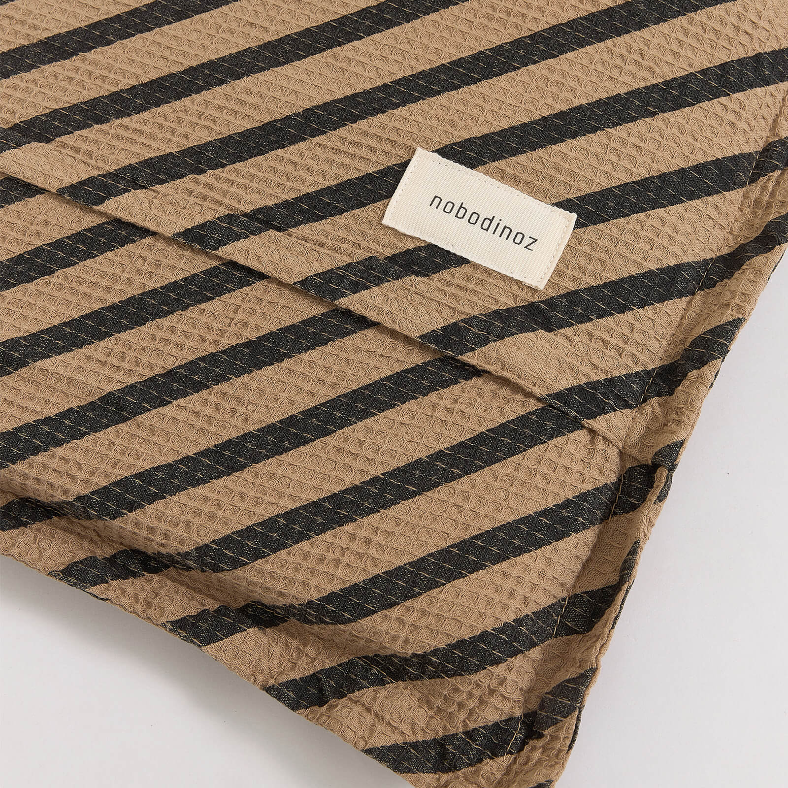 Floor Mattress Waffle - Stripes Sesame