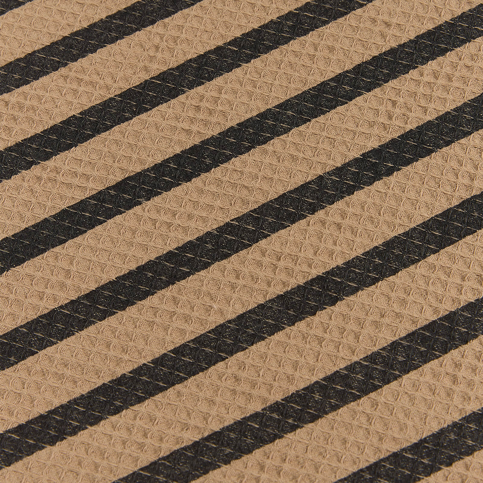Floor Mattress Waffle - Stripes Sesame