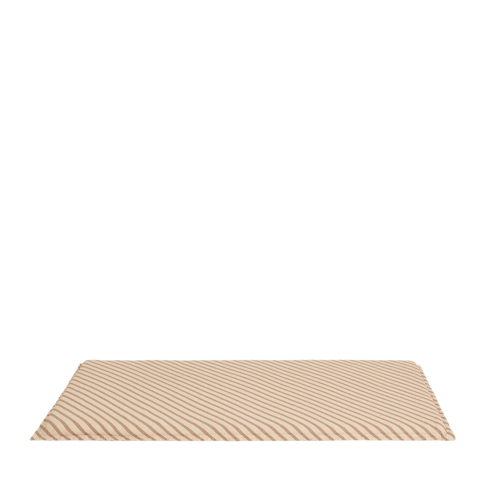 Floor Mattress Waffle - Stripes Natural