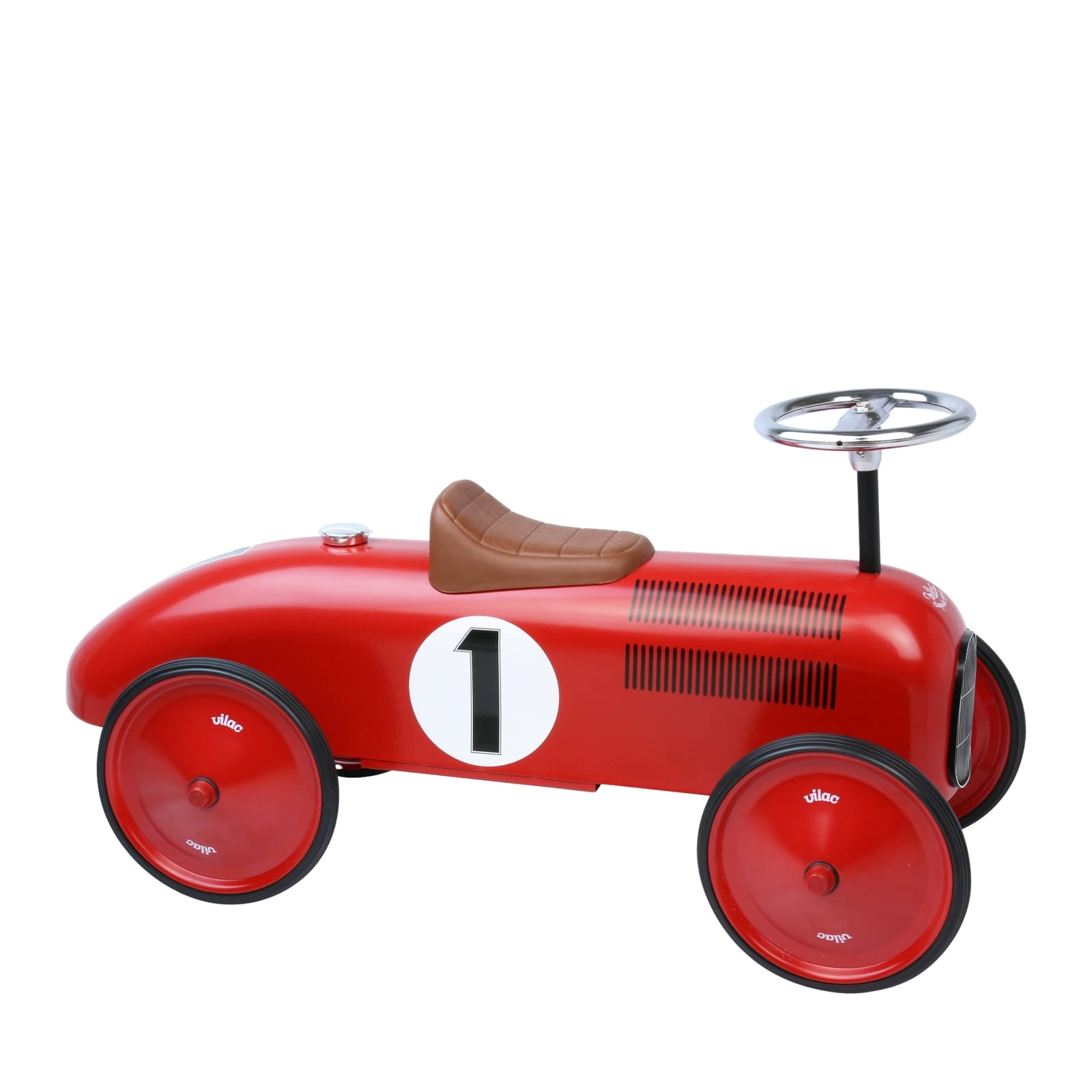 Vilac Metal Ride On Car Red