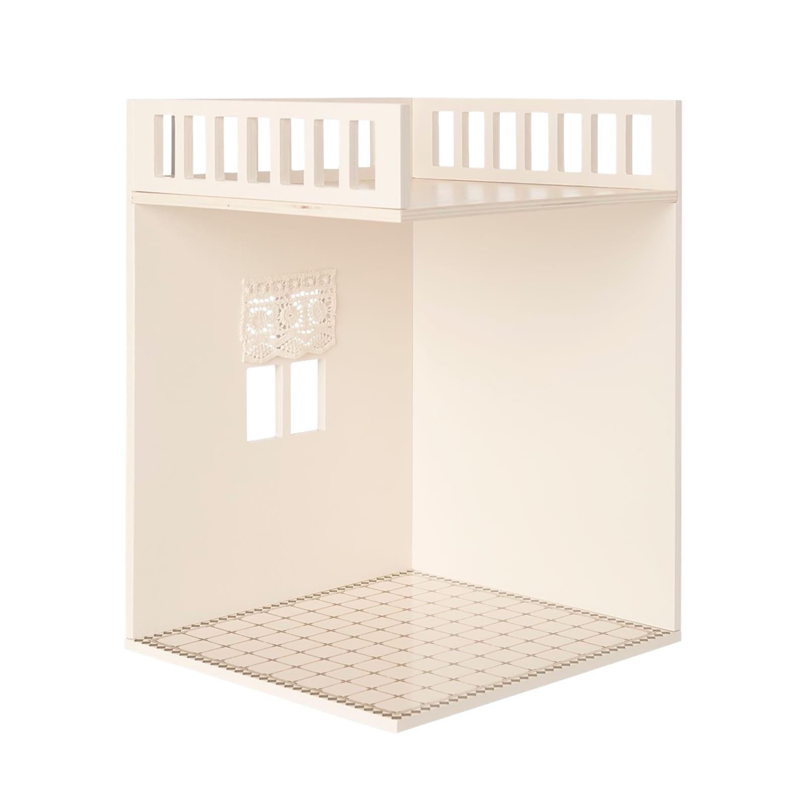Beige playhouse for a Maileg doll house, add on.