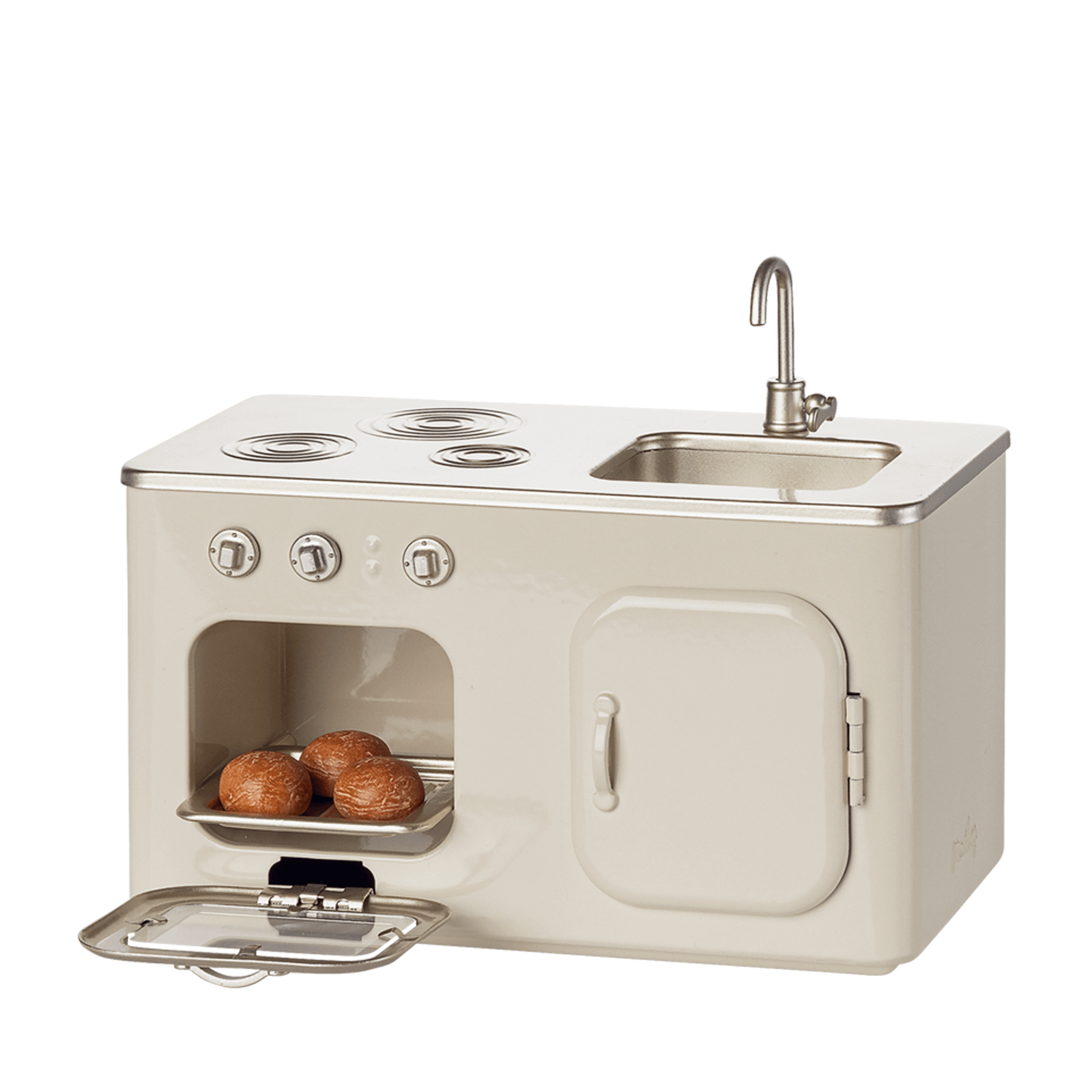 Metal Miniature Cream Kitchen