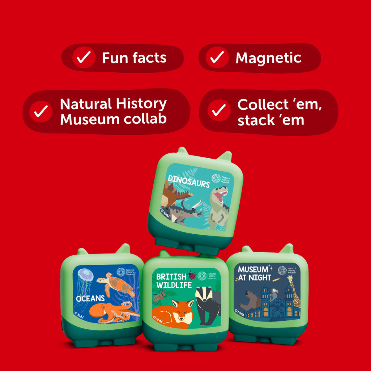 4 Pocket Tonies - Natural History Museum - Discovery Crew