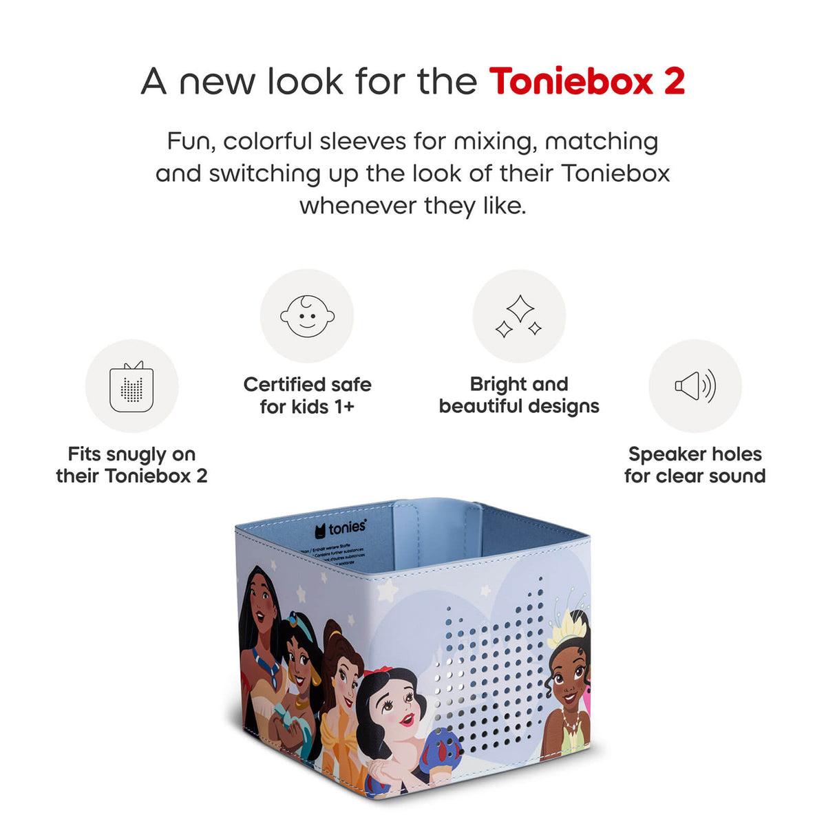 Toniebox 2 Sleeve - Disney Princess
