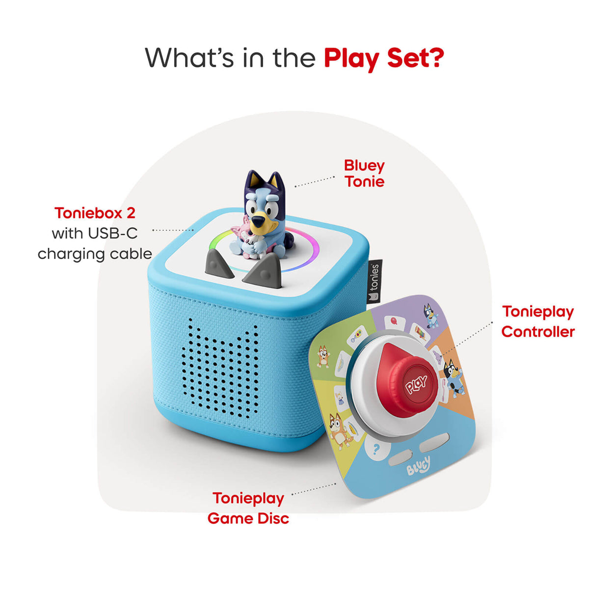 Toniebox 2 Play Set with Bluey - Blue
