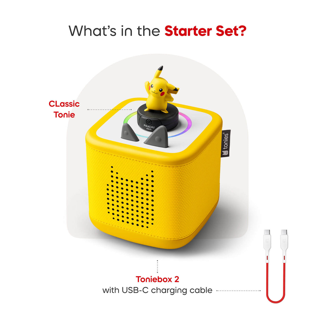 Toniebox 2 Starter Set with Pikachu - Yellow