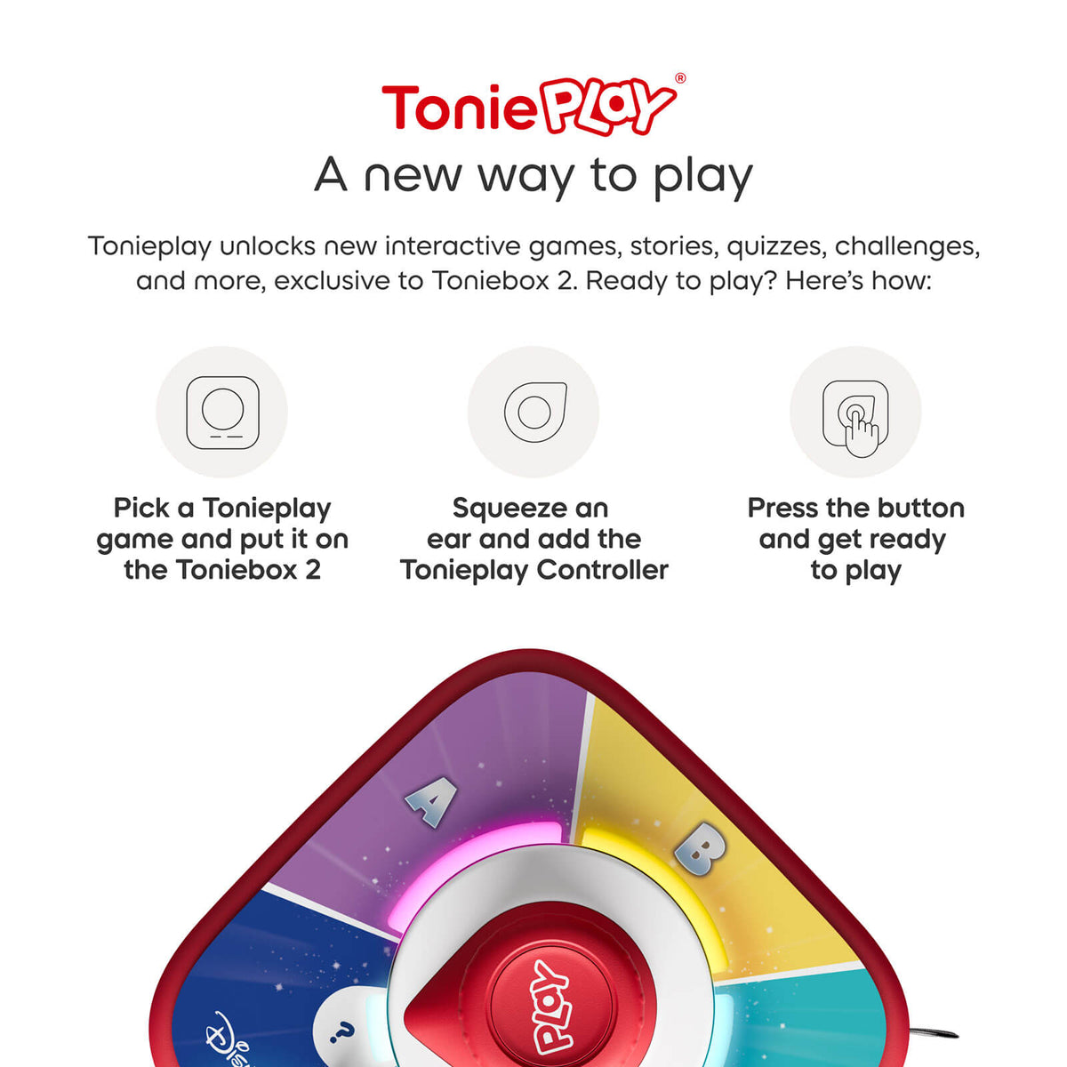 Toniebox 2 Play Set with Lion King - Red