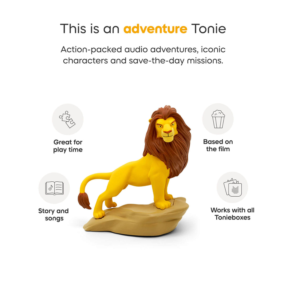 Toniebox 2 Play Set with Lion King - Red