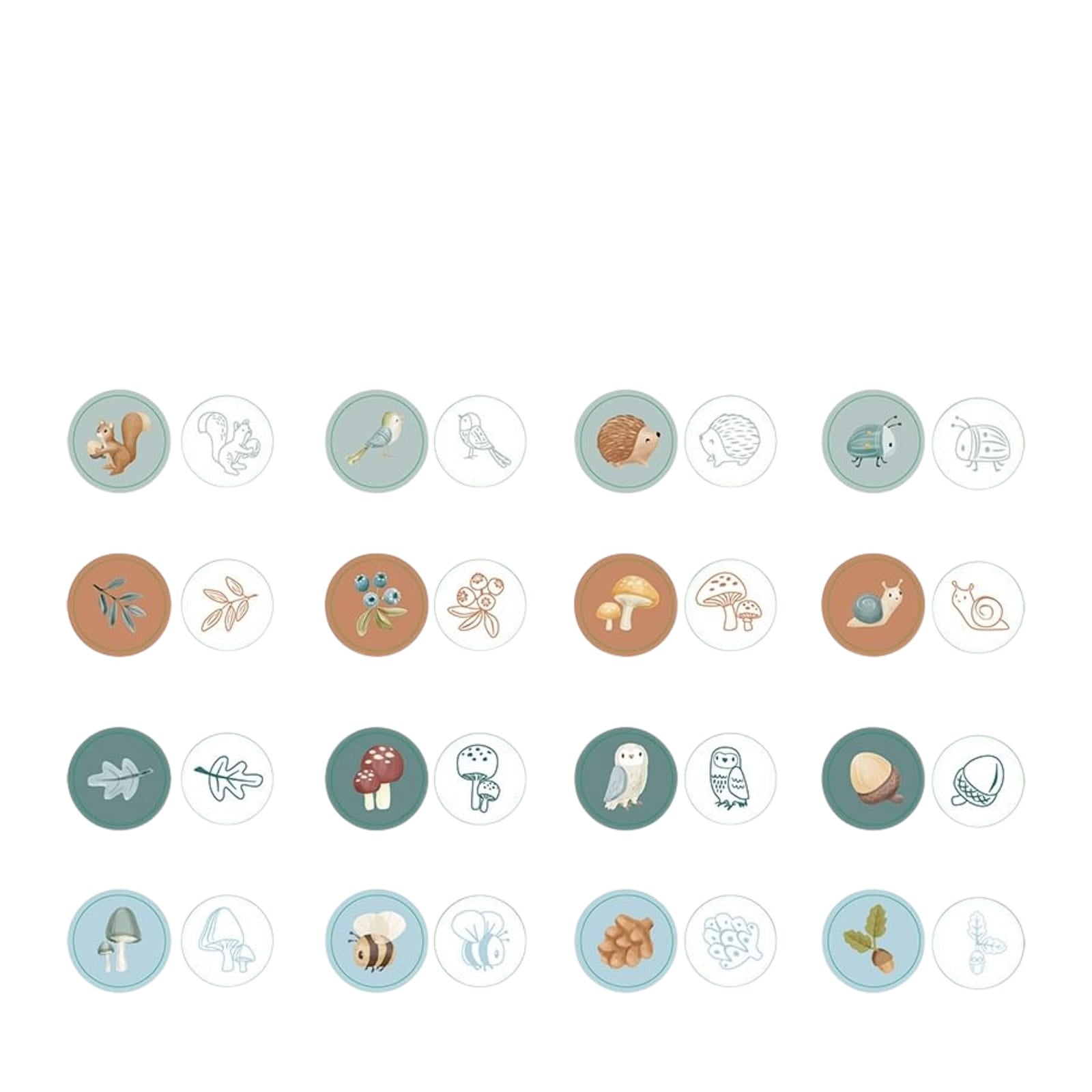 Self Inking Stamps - Forest Friends