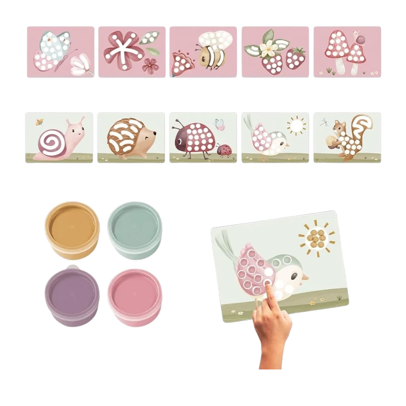 Finger Paint Set - Fairy Garden