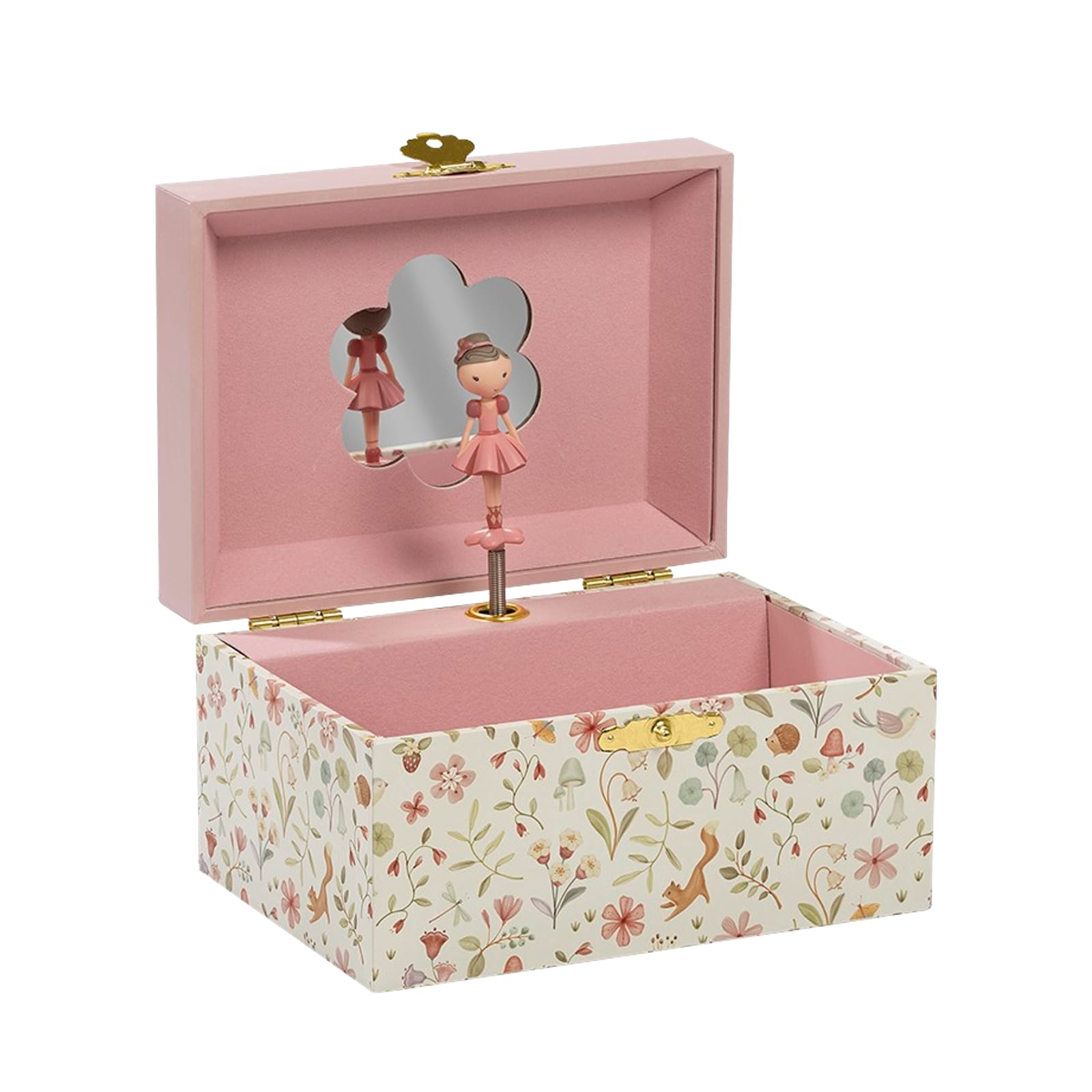 pink childrens musical jewellery box