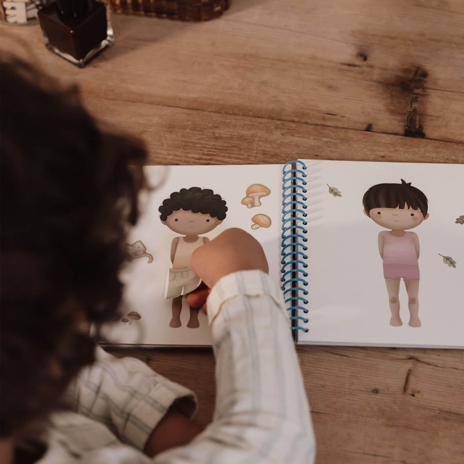 Dress Me Up Book - Forest Friends
