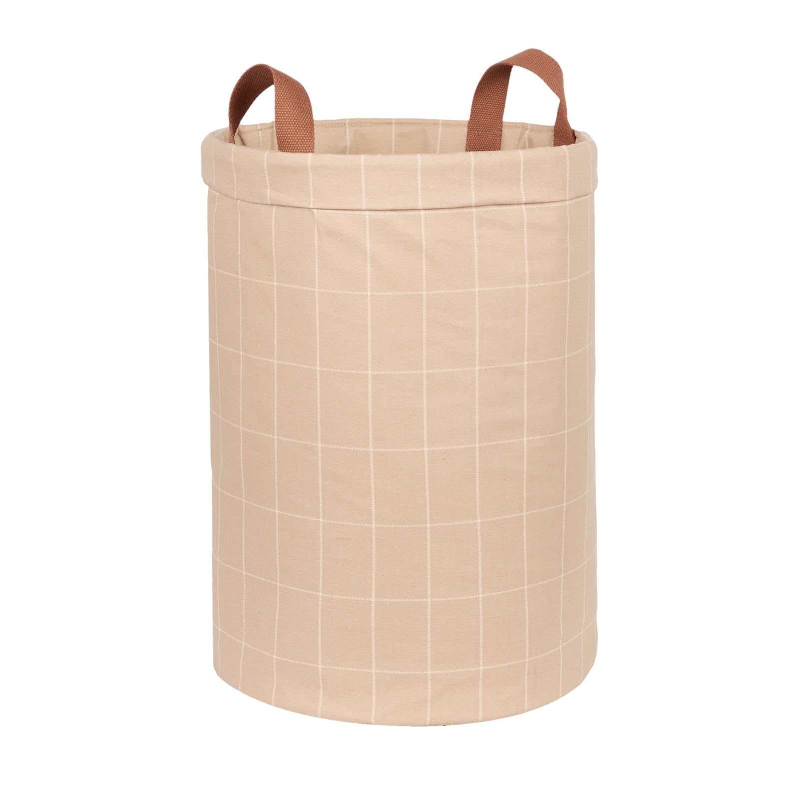 Large Storage Basket Playground - Taupe Grid