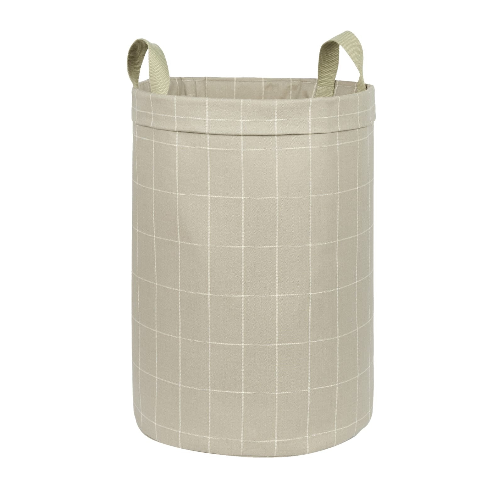 Large Storage Basket Playground - Green Grid