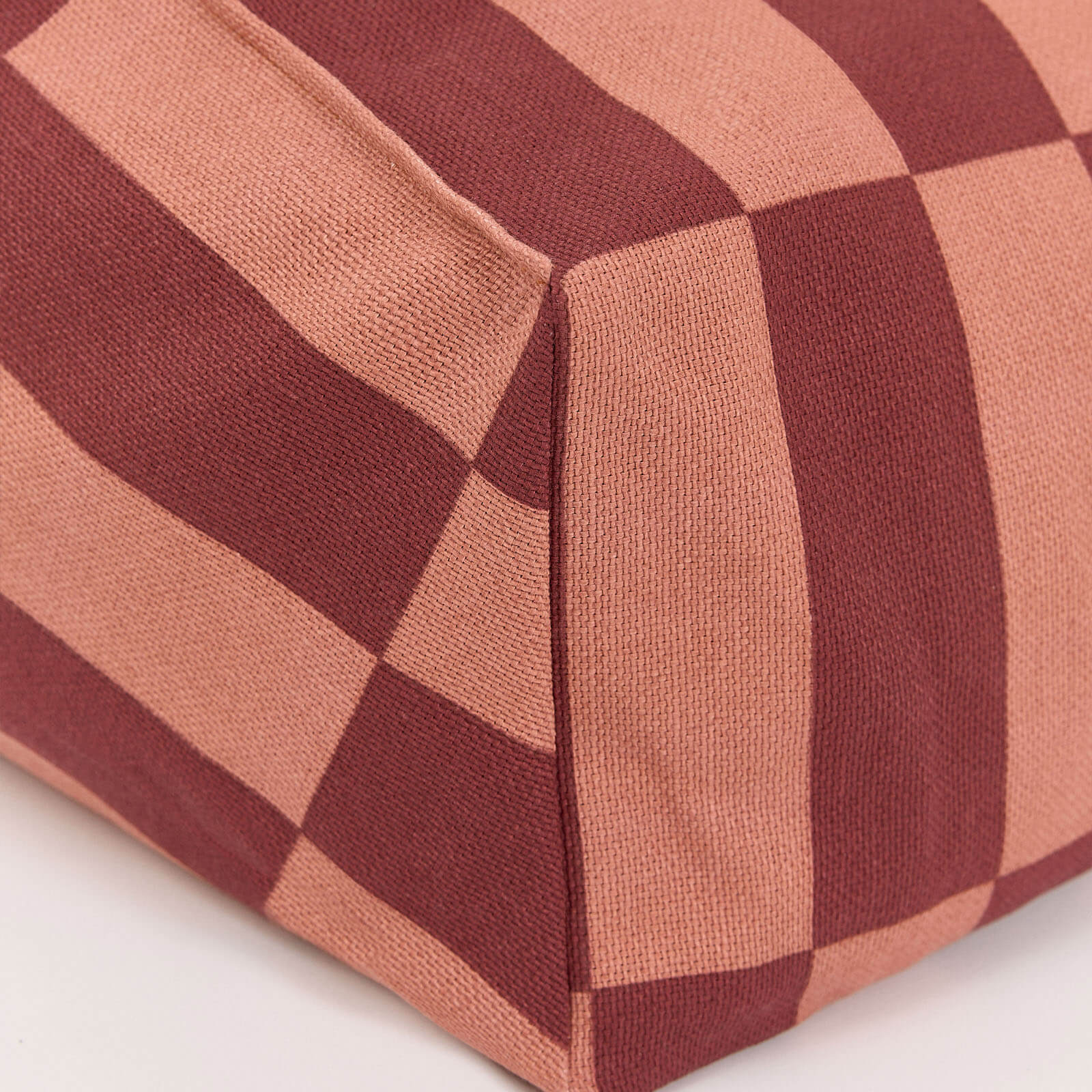 Armchair Beanbag Vibes - Maroon Tiles