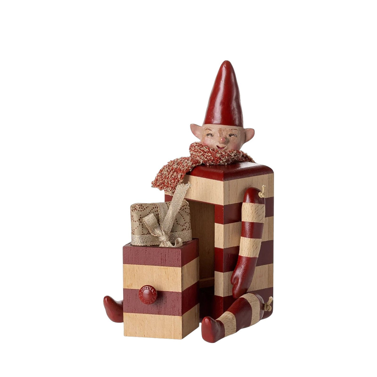Elf With Drawer - Red