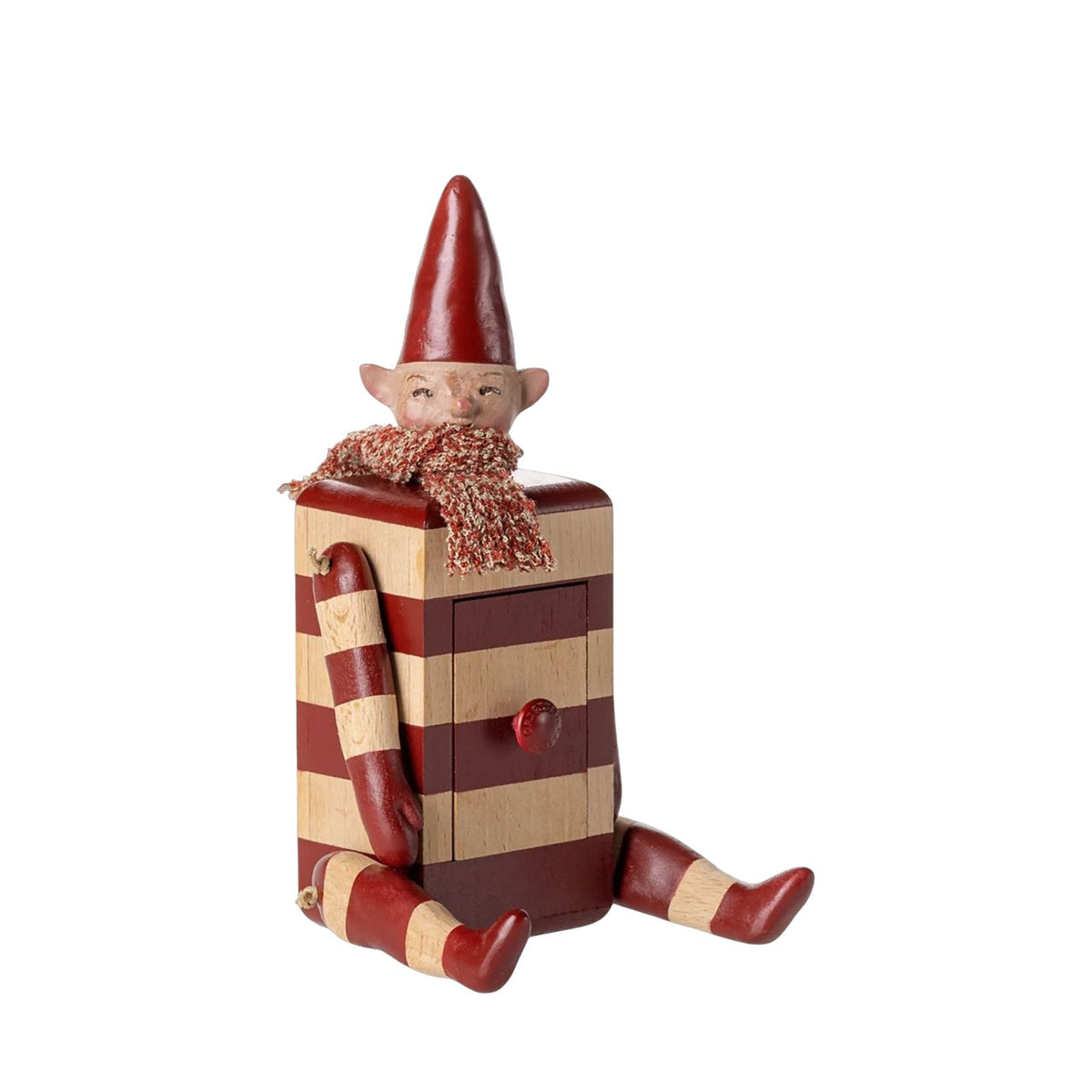 Elf With Drawer - Red