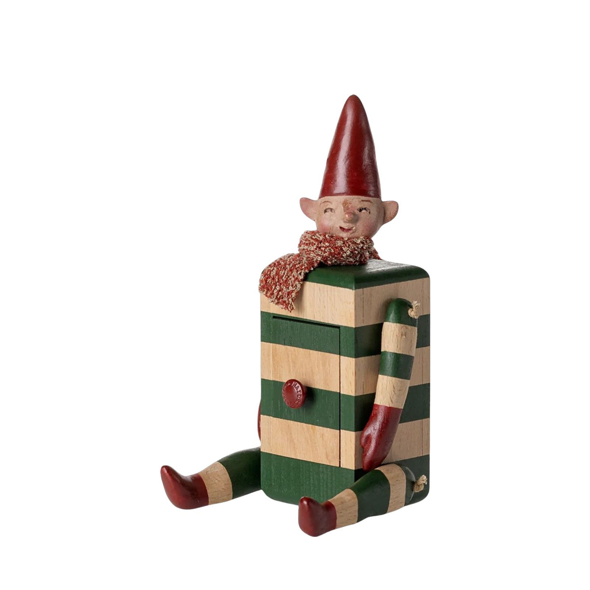 Elf With Drawer - Green