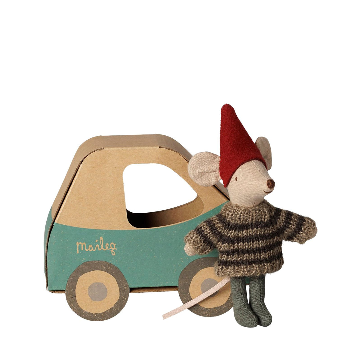 Christmas Mouse - Little Brother In Car Box