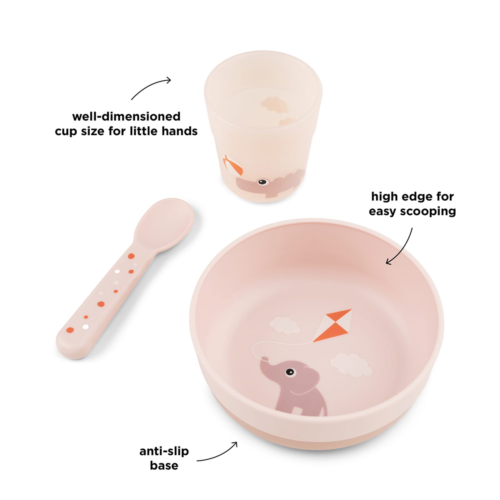 First Meal 3 Piece Set - Playground Powder