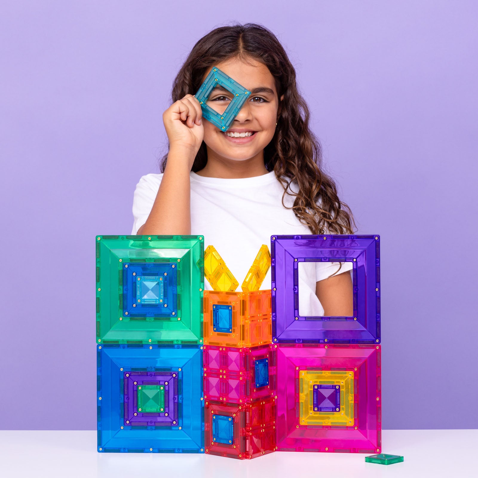 Magnetic Tiles Bright Portal Pack - 48 Pieces