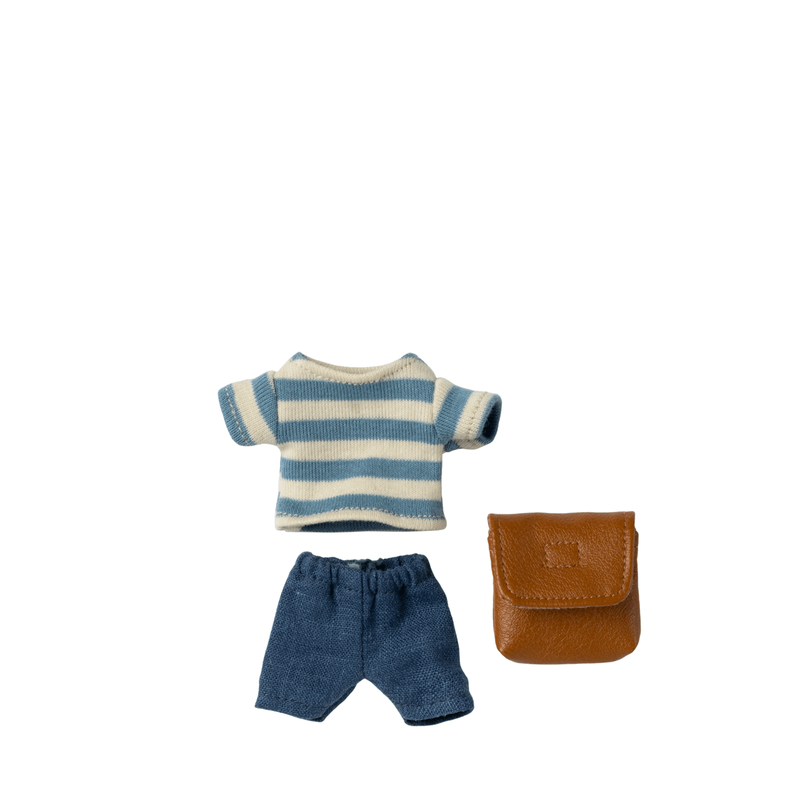 Clothes and Bag - Big Brother Mouse - Brown