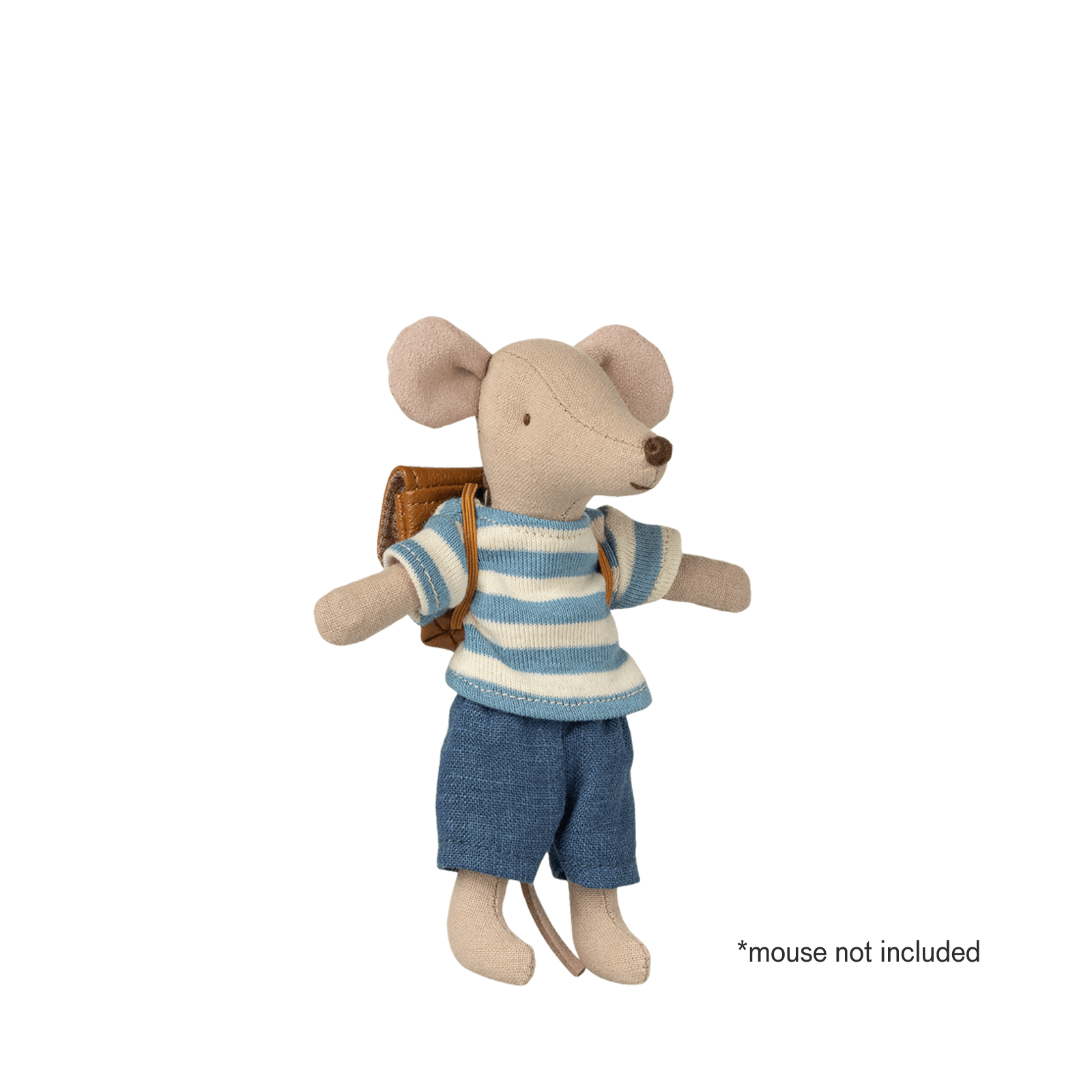 Clothes and Bag - Big Brother Mouse - Brown