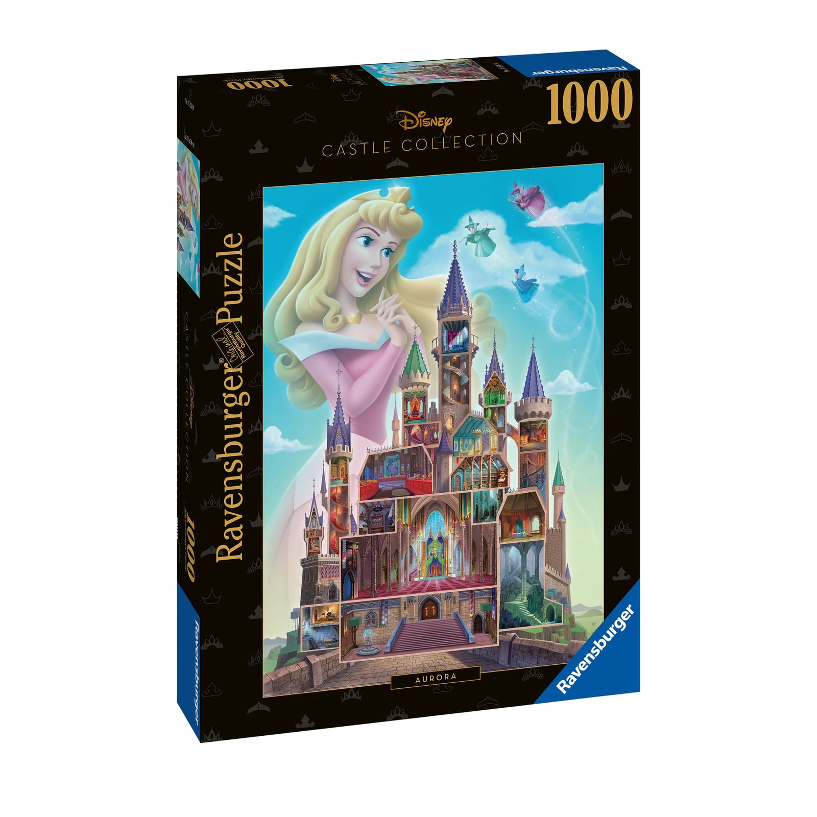 Disney! Ravensburger Aurora Sleeping Beauty Castle 1000 Puzzle 2024 Limited Release!