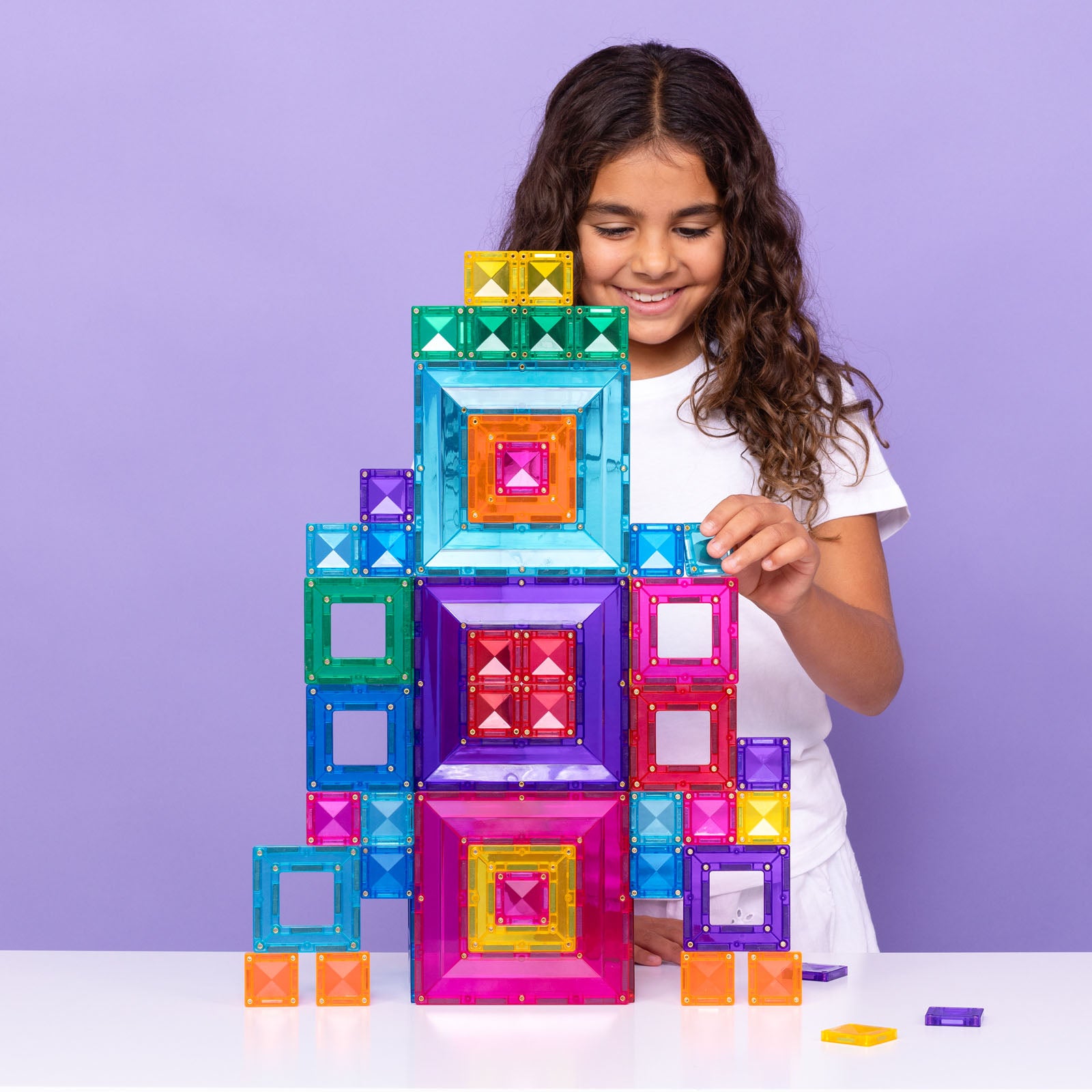 Magnetic Tiles Bright Portal Pack - 48 Pieces