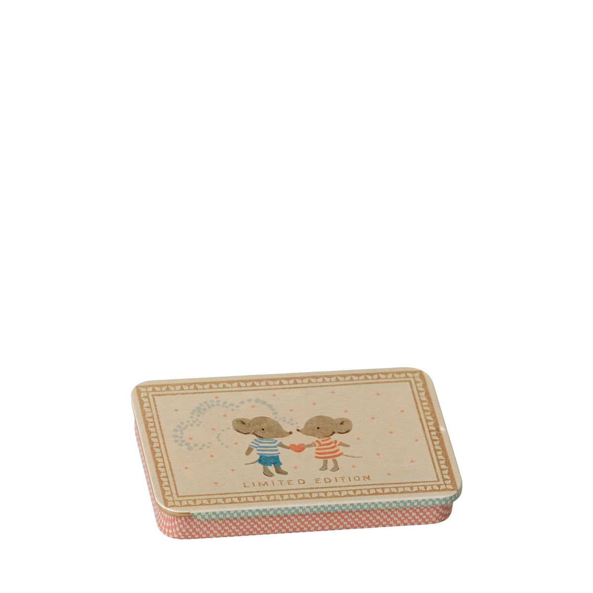 Sliding Lid Metal Box - Mice