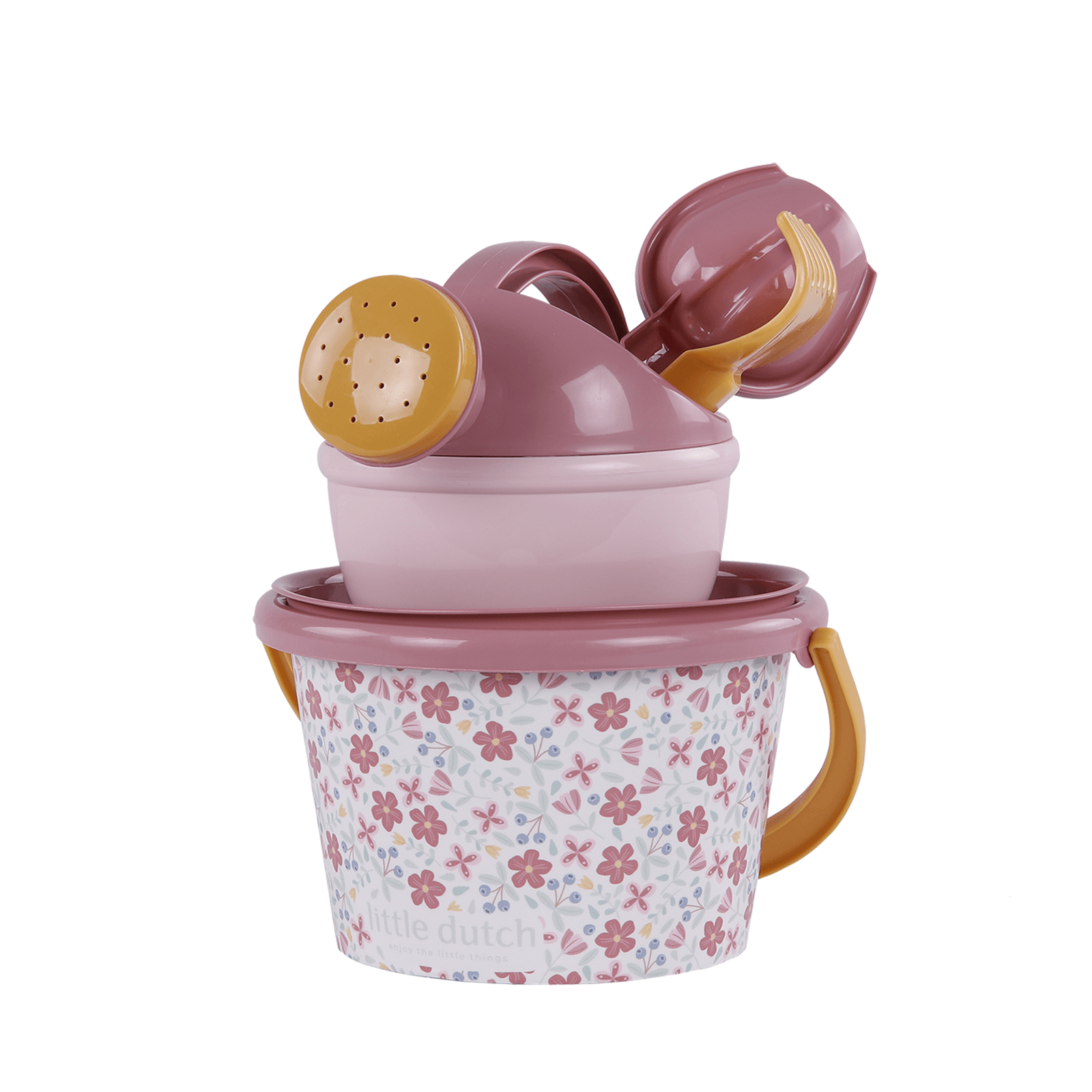 5 Piece Beach Set - Pink Flowers