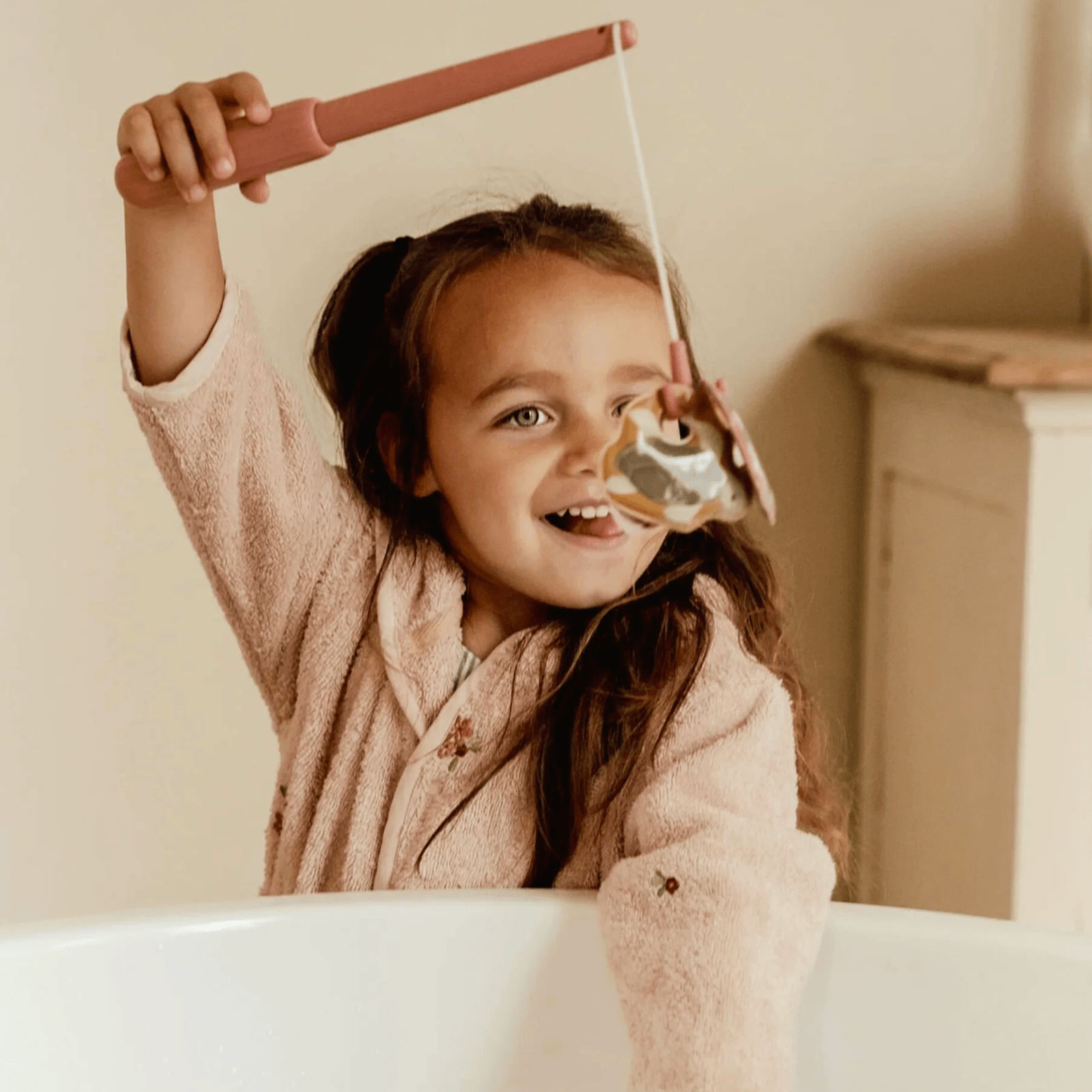 Bath Fishing Game - Pink Sea Creatures